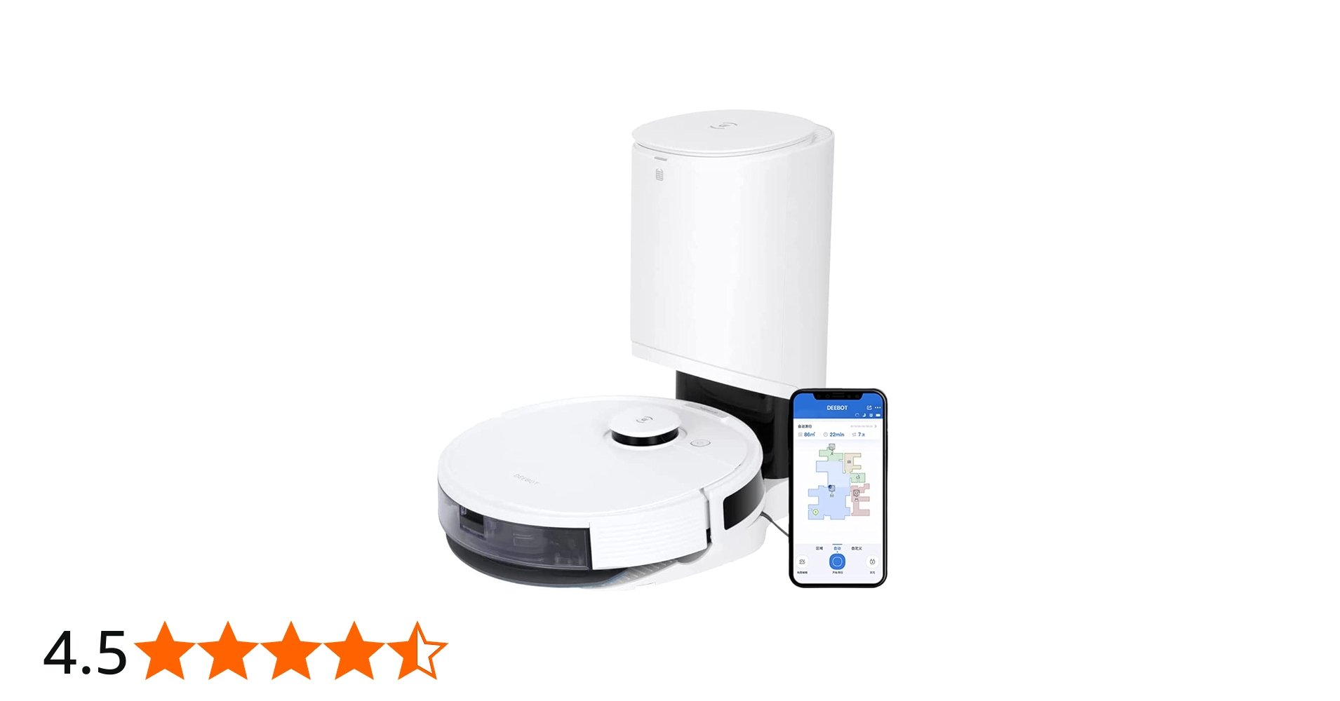 Amazon | ECOVACS (エコバックス) ロボット掃除機 DEEBOT N8Pro+ 水