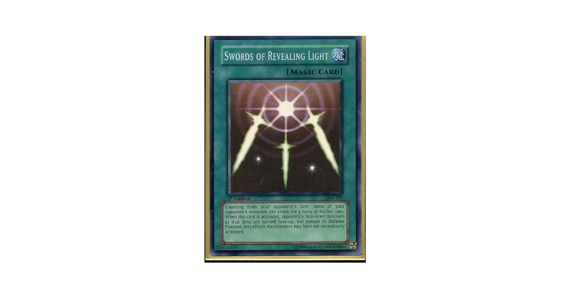 北米版 光の護封剣 LOB 1st faded 遊戯王 海外 英語 米 北米版 光の護