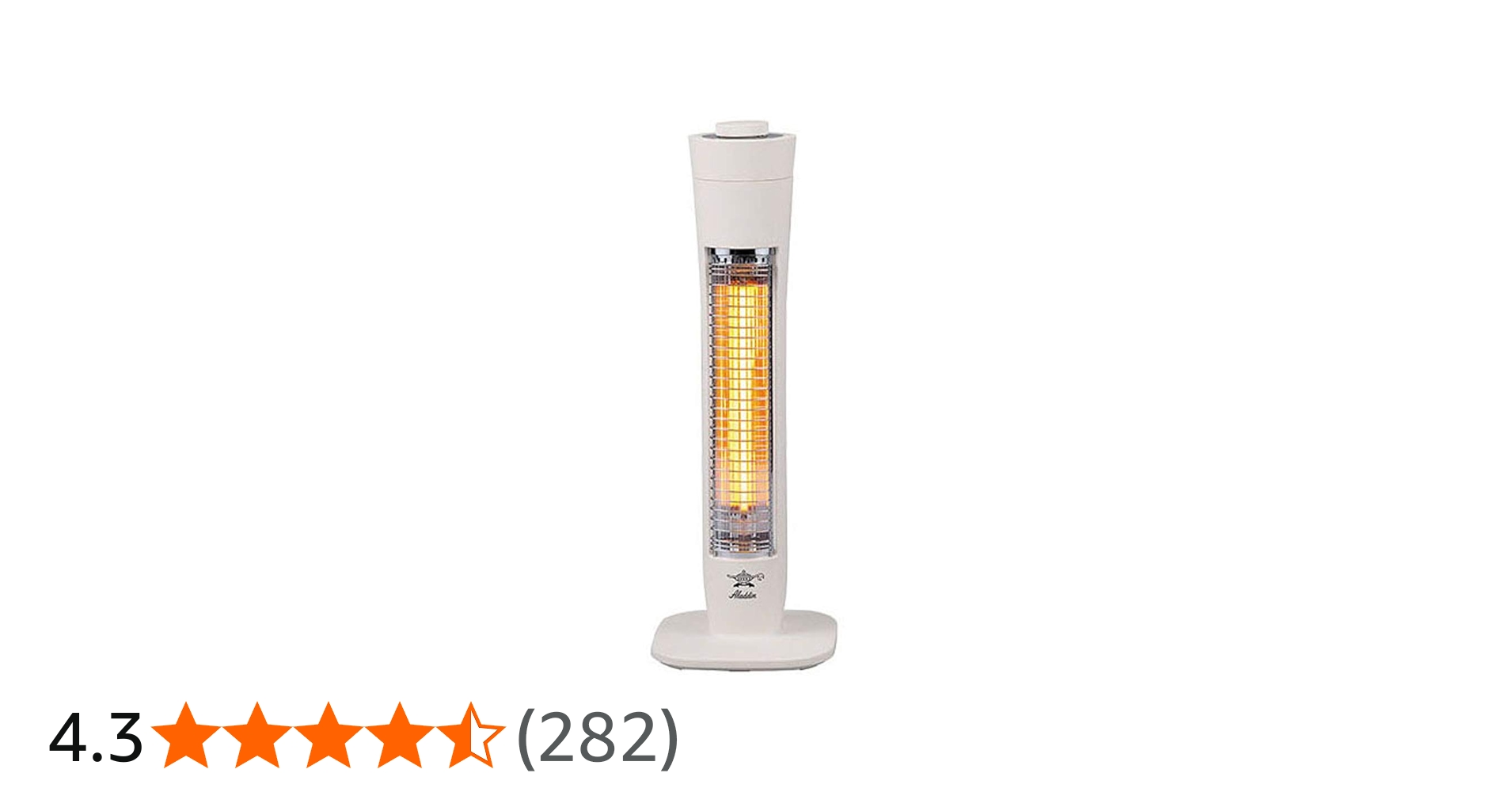 Amazon | アラジン 遠赤グラファイトヒーター ホワイト AEH-G406N-W