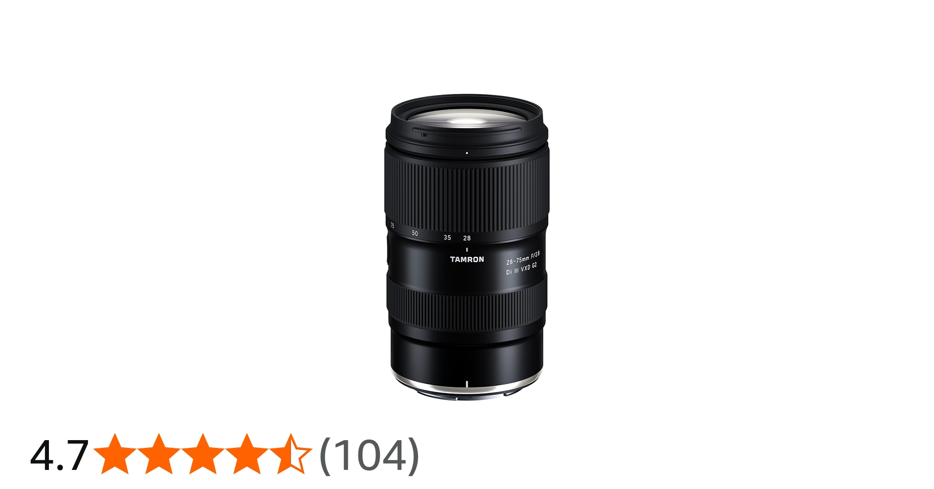 Amazon.co.jp: Tamron 28-75mm F2.8 Di III VXD G2 for Nikon Z (Model