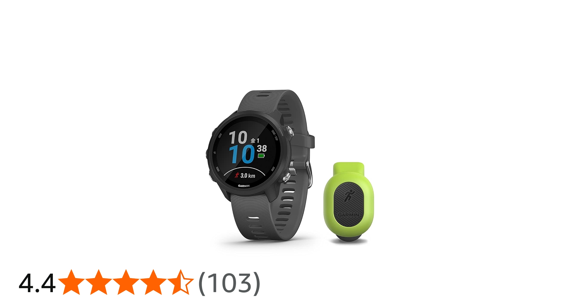 Amazon | GARMIN(ガーミン) ForeAthlete 245 Black Slate ランニング