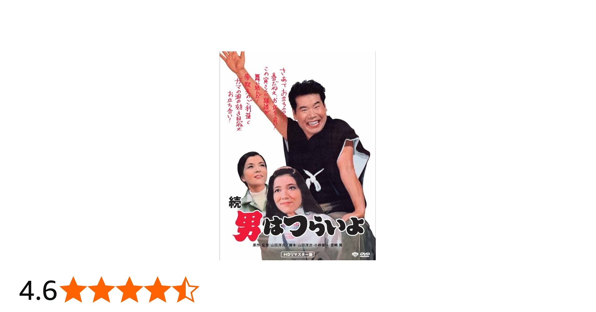 Amazon.co.jp: 第2作 続・男はつらいよ HDリマスター [DVD] : 渥美清