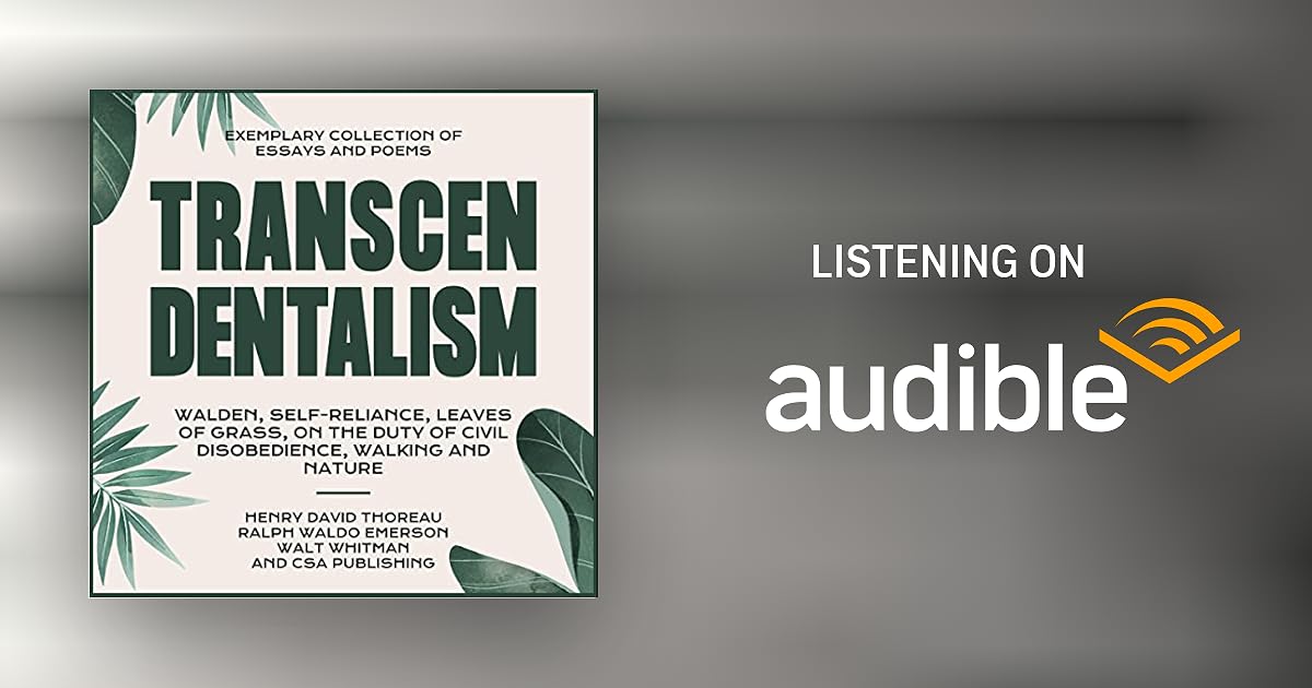Transcendentalism Audiobook by Henry David Thoreau, Ralph Waldo
