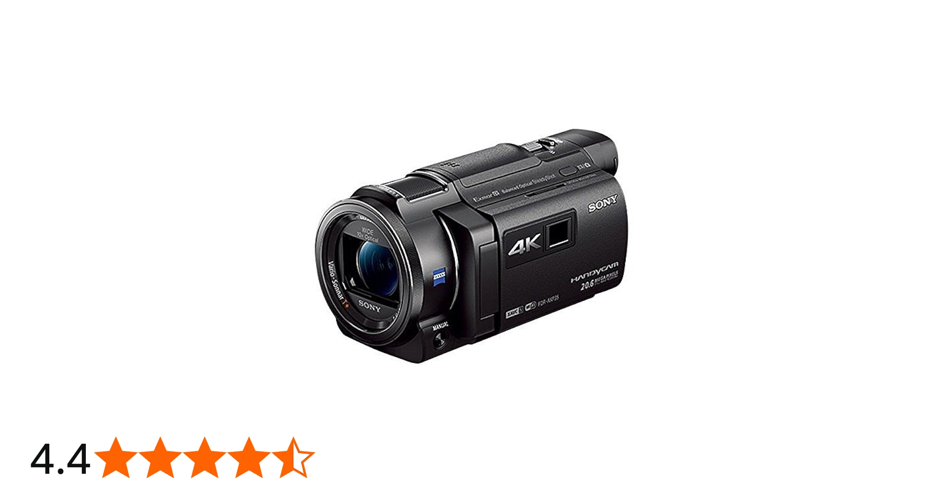 Amazon | SONY 4Kビデオカメラ Handycam FDR-AXP35 ブラック 光学10倍