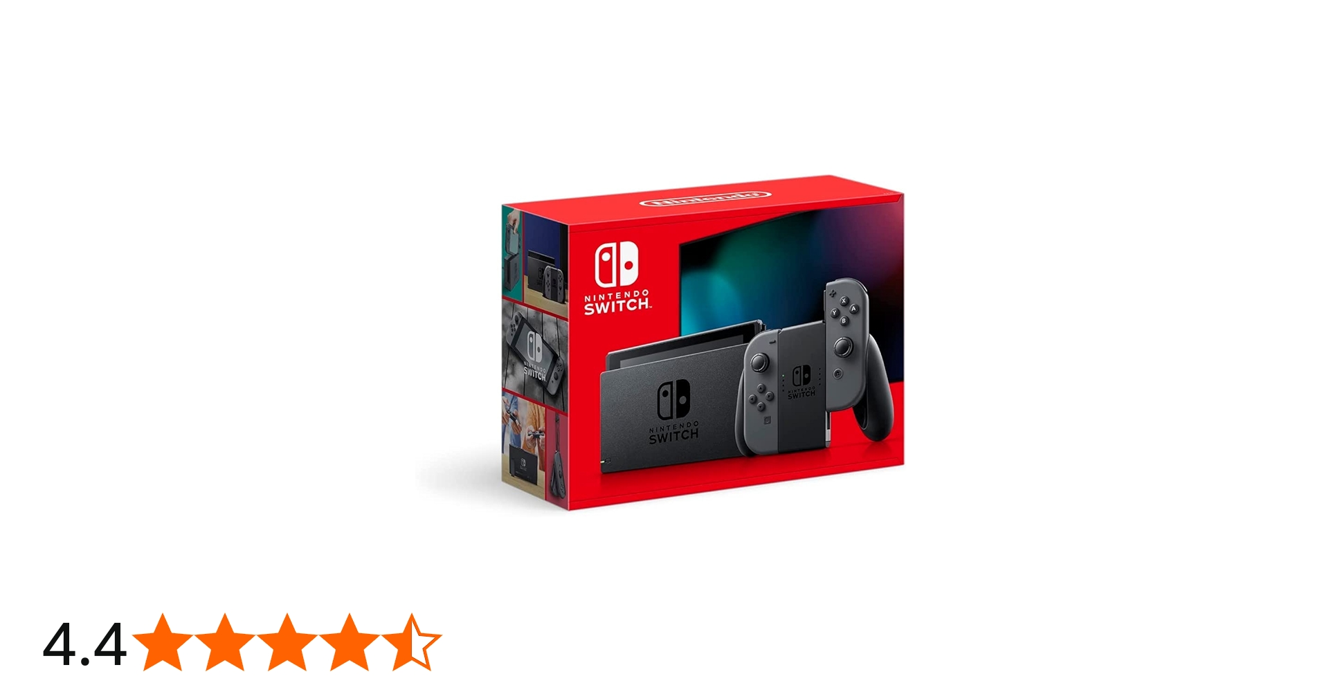 Nintendo Switch Console with Gray Joy-Con (Japanese Version