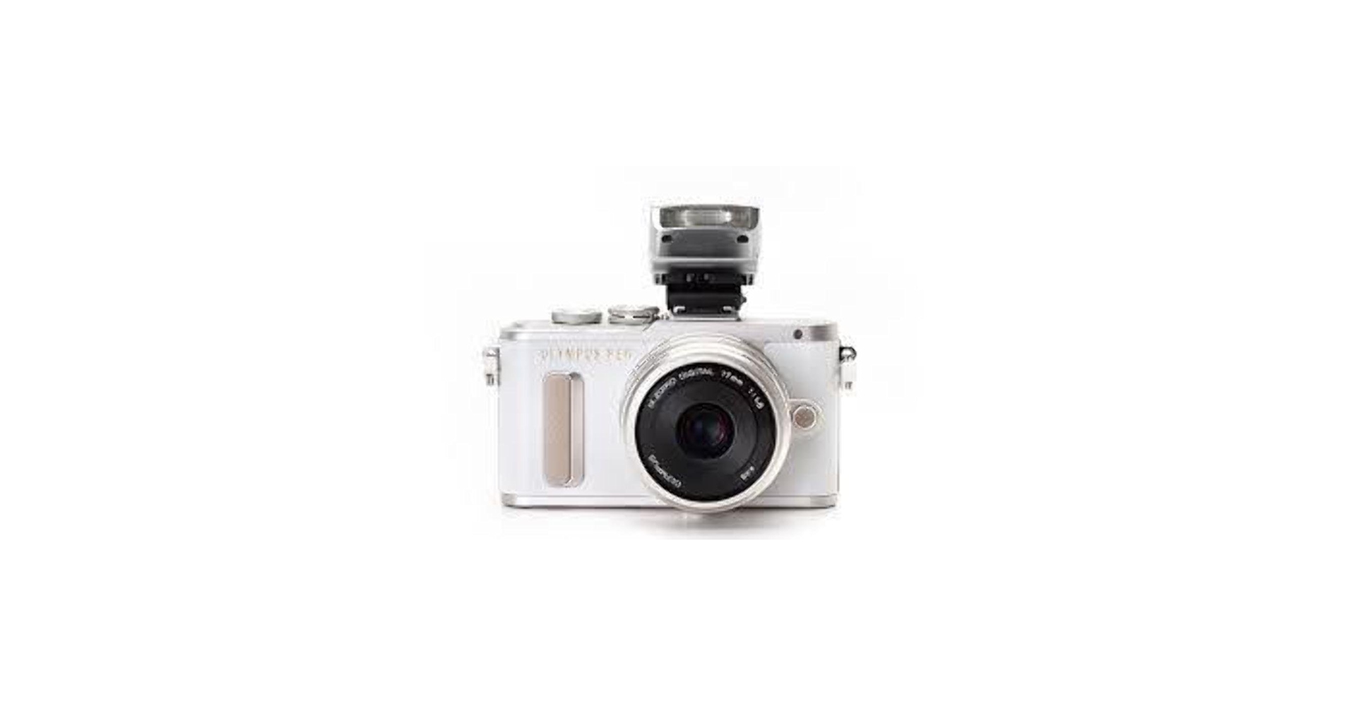 Amazon.com : Olympus Pen E-PL8 White Body with 14-42mm IIR Silver