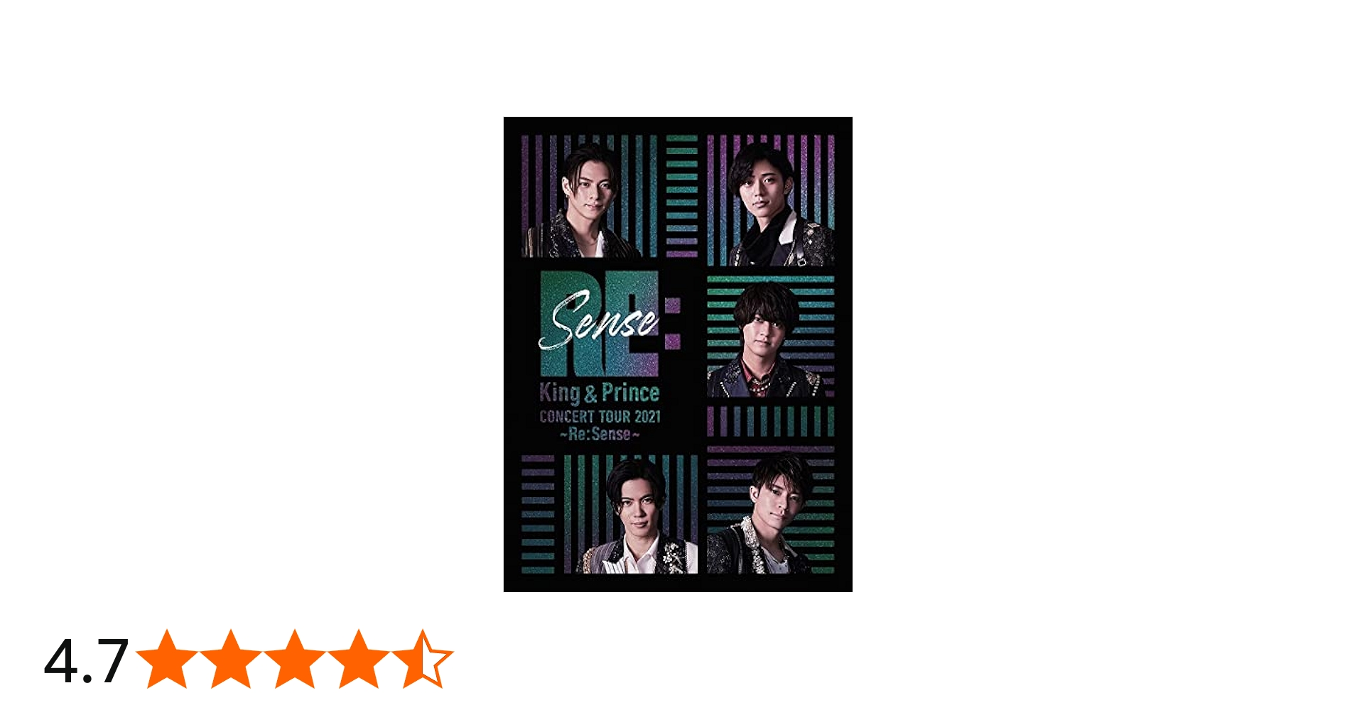 Amazon.co.jp: King & Prince CONCERT TOUR 2021 ~Re:Sense~ (初回限定