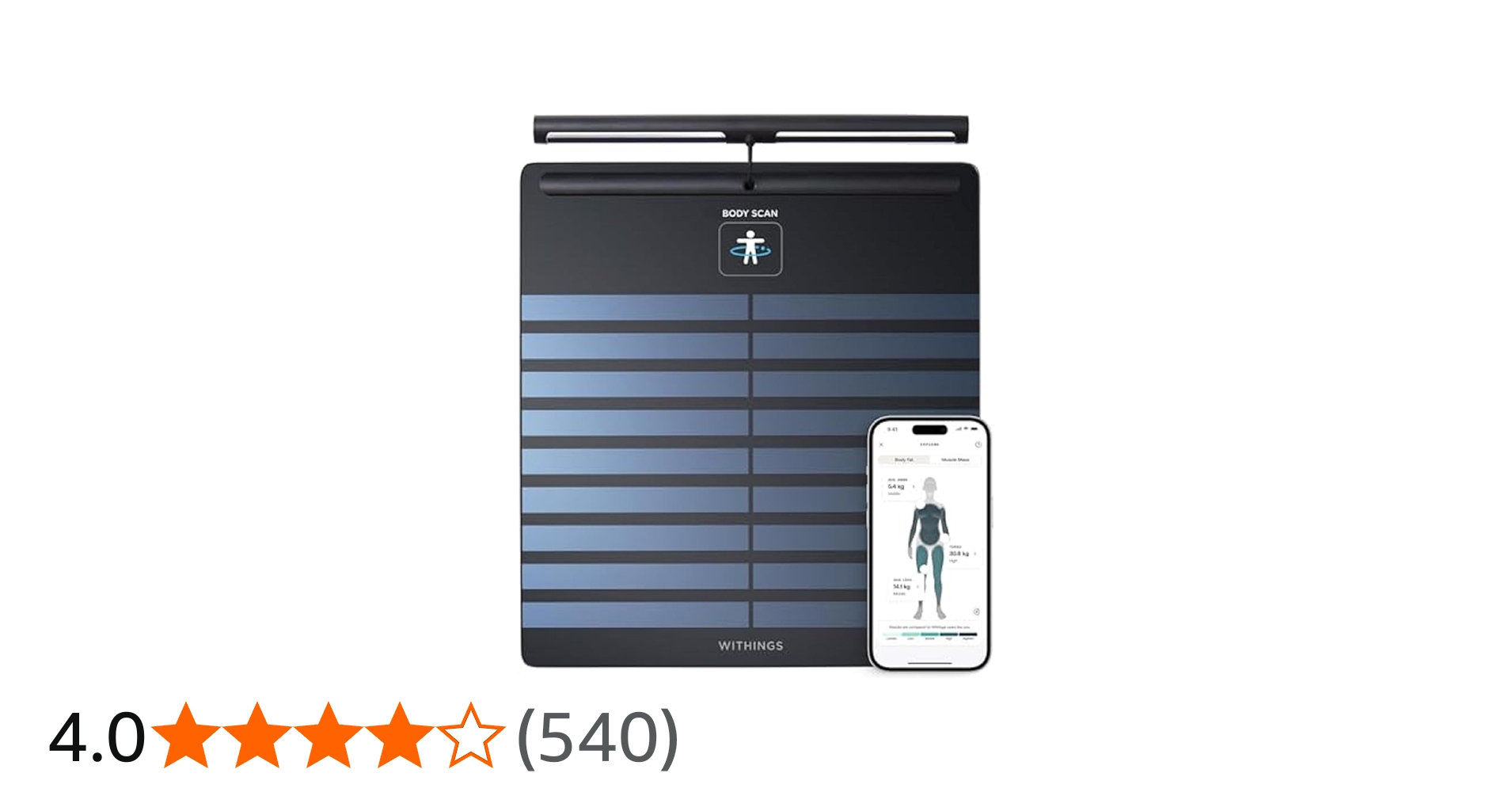 Amazon.co.jp: Withings Body Segment スマート体組成計【フランス