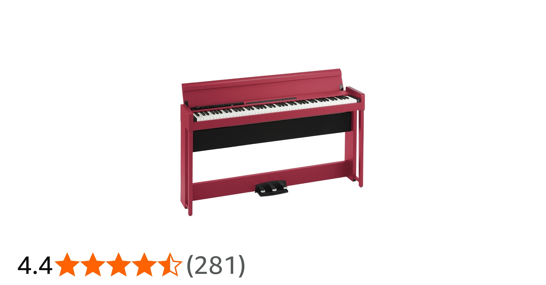 Amazon | KORG コルグ 電子ピアノ 88鍵盤 C1 Air RD レッド 赤 日本製