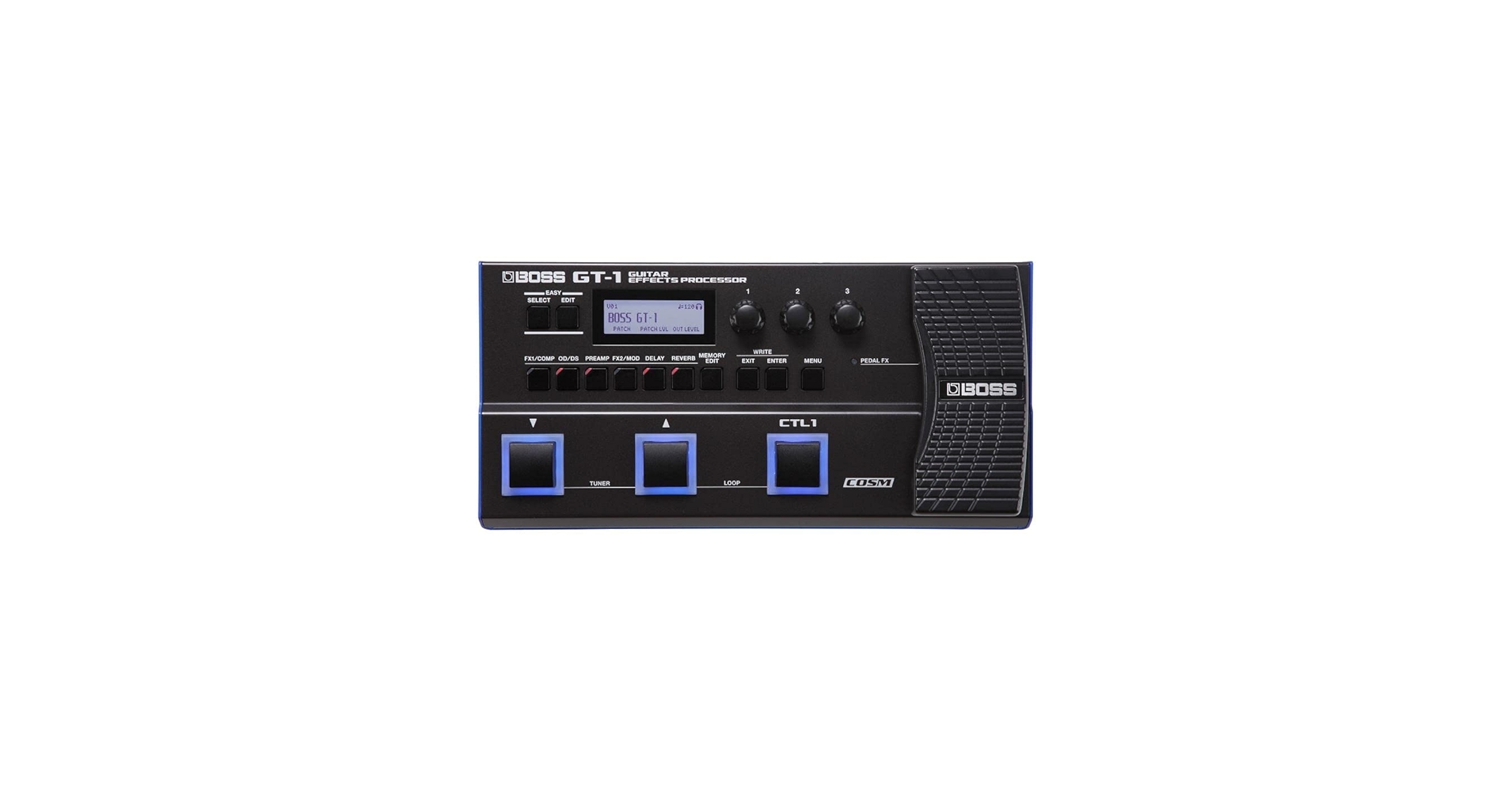 Amazon.com: BOSS GT-1 | Compact Guitar Effects Processor | Packed