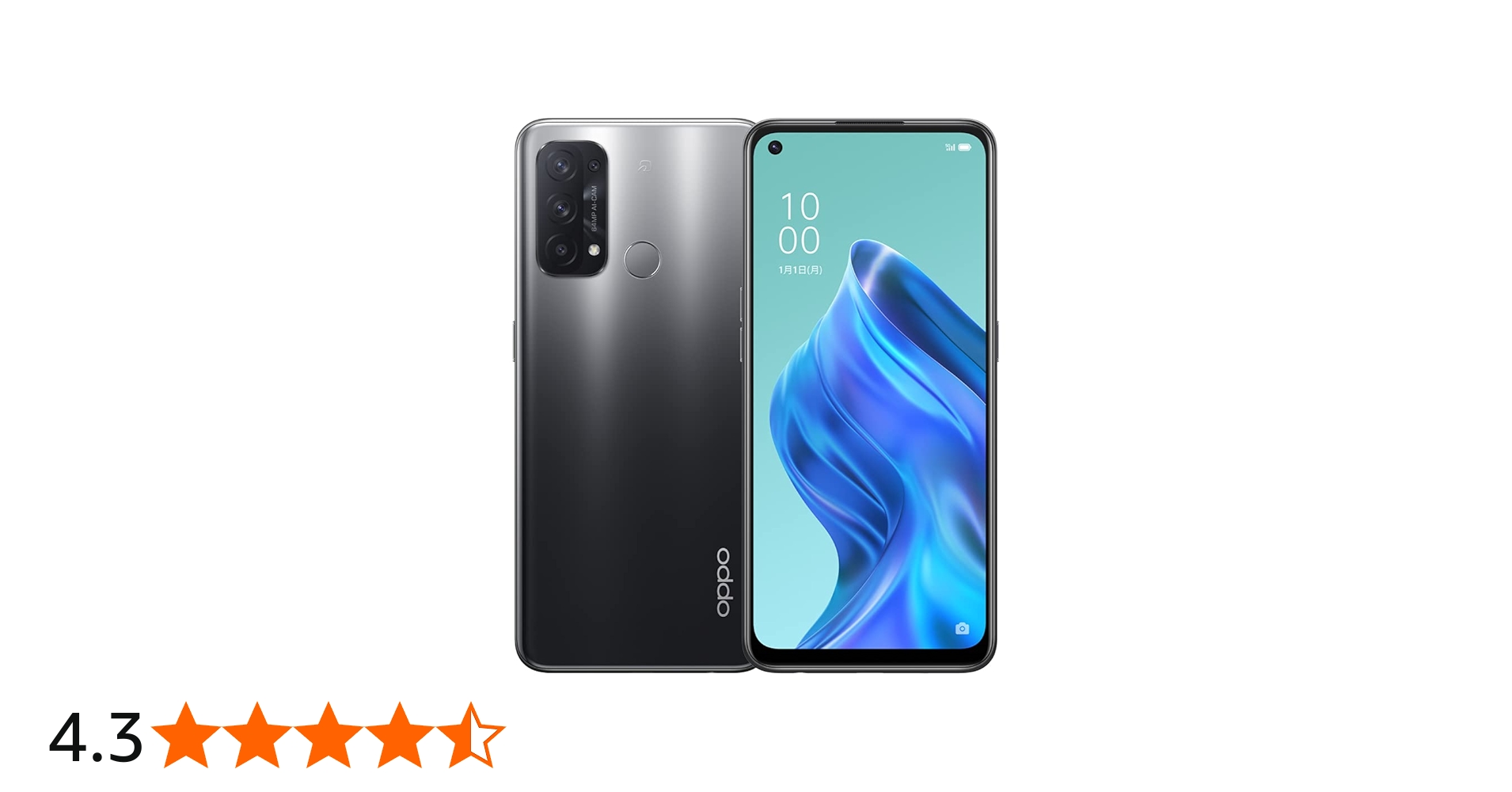 Amazon | OPPO Reno5A シルバーブラック CPH2199 docomo/au/SoftBank