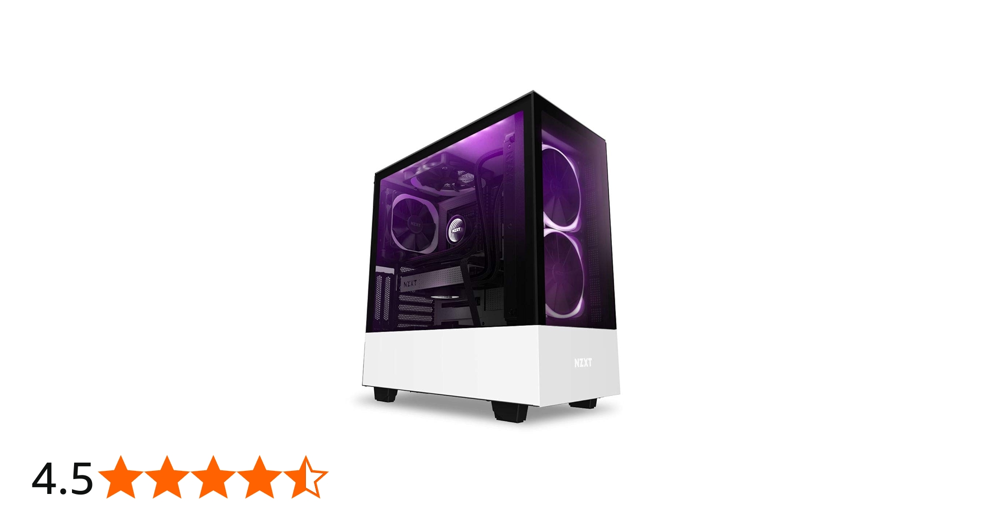 Amazon.co.jp: NZXT H510 Elite White & Black ミドルタワーPCケース