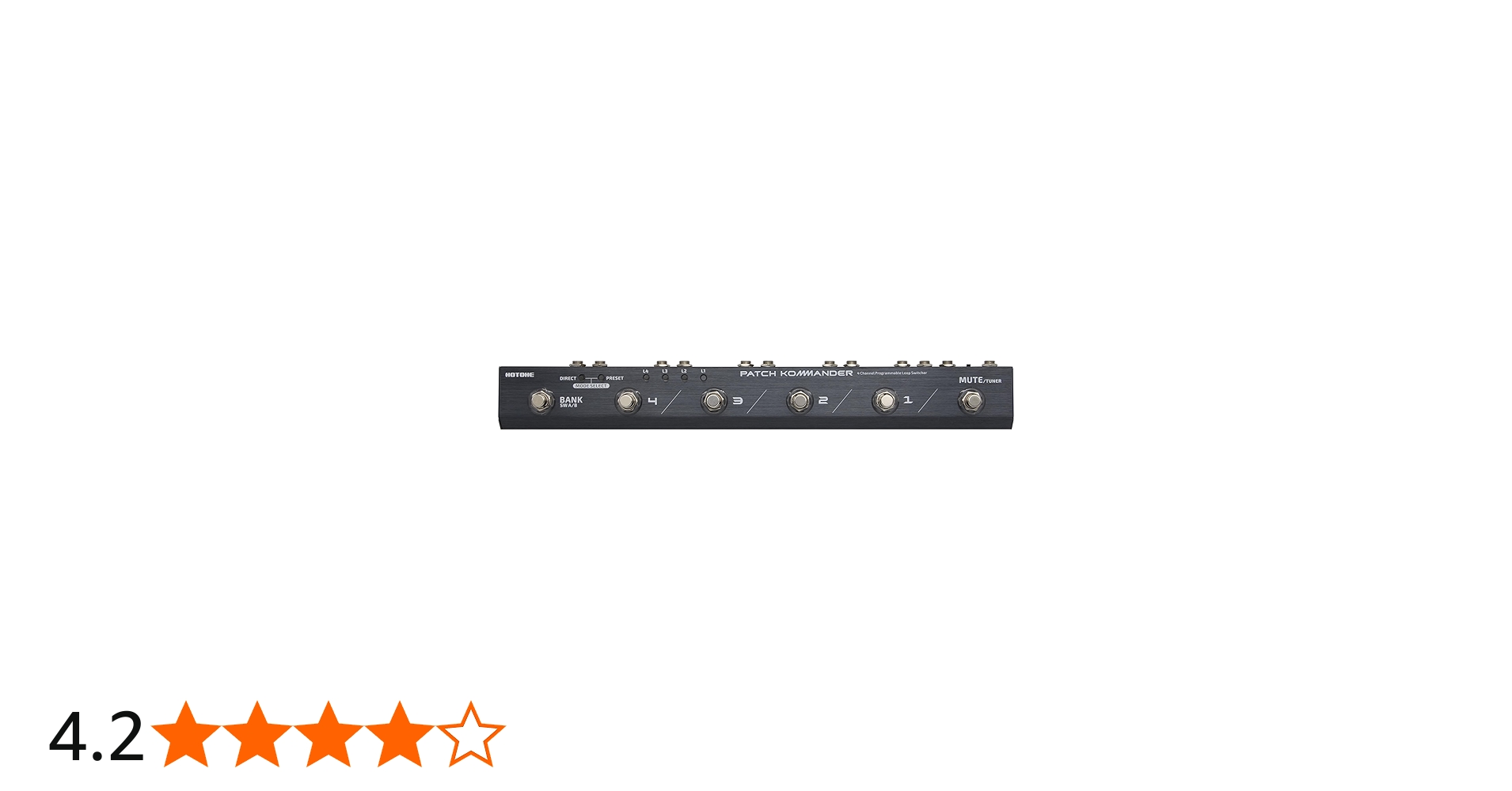 Amazon.co.jp: HOTONE PATCH KOMMANDER LS-10 4-Channel Programmable