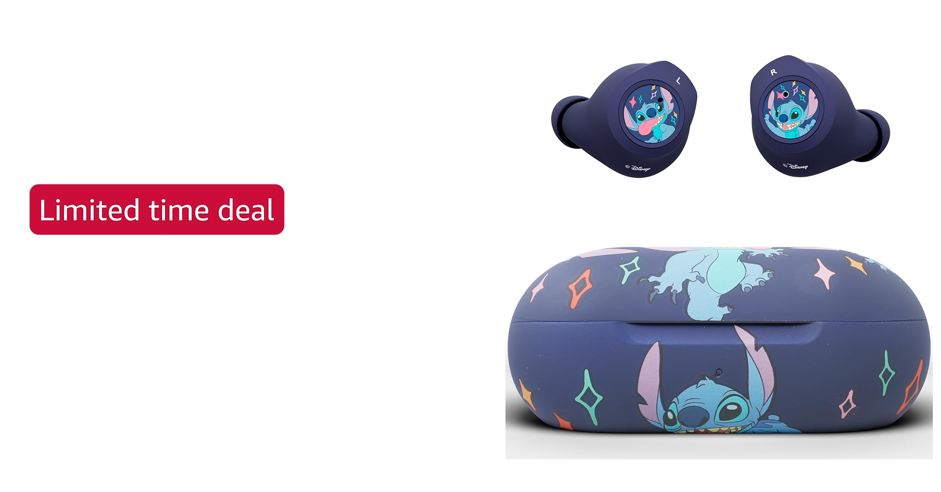 Amazon.com: Disney Lilo and Stitch Bluetooth Earbuds w/Charging