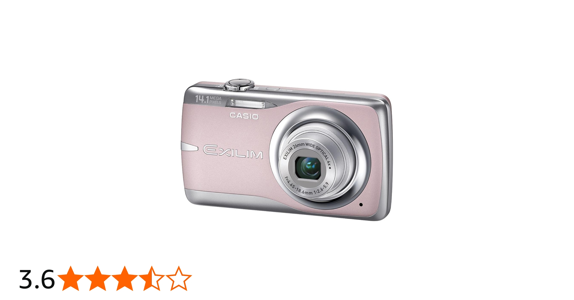 Casio EX-Z550 14.1MP Digital Camera with 4x Wide Angle Zoom with