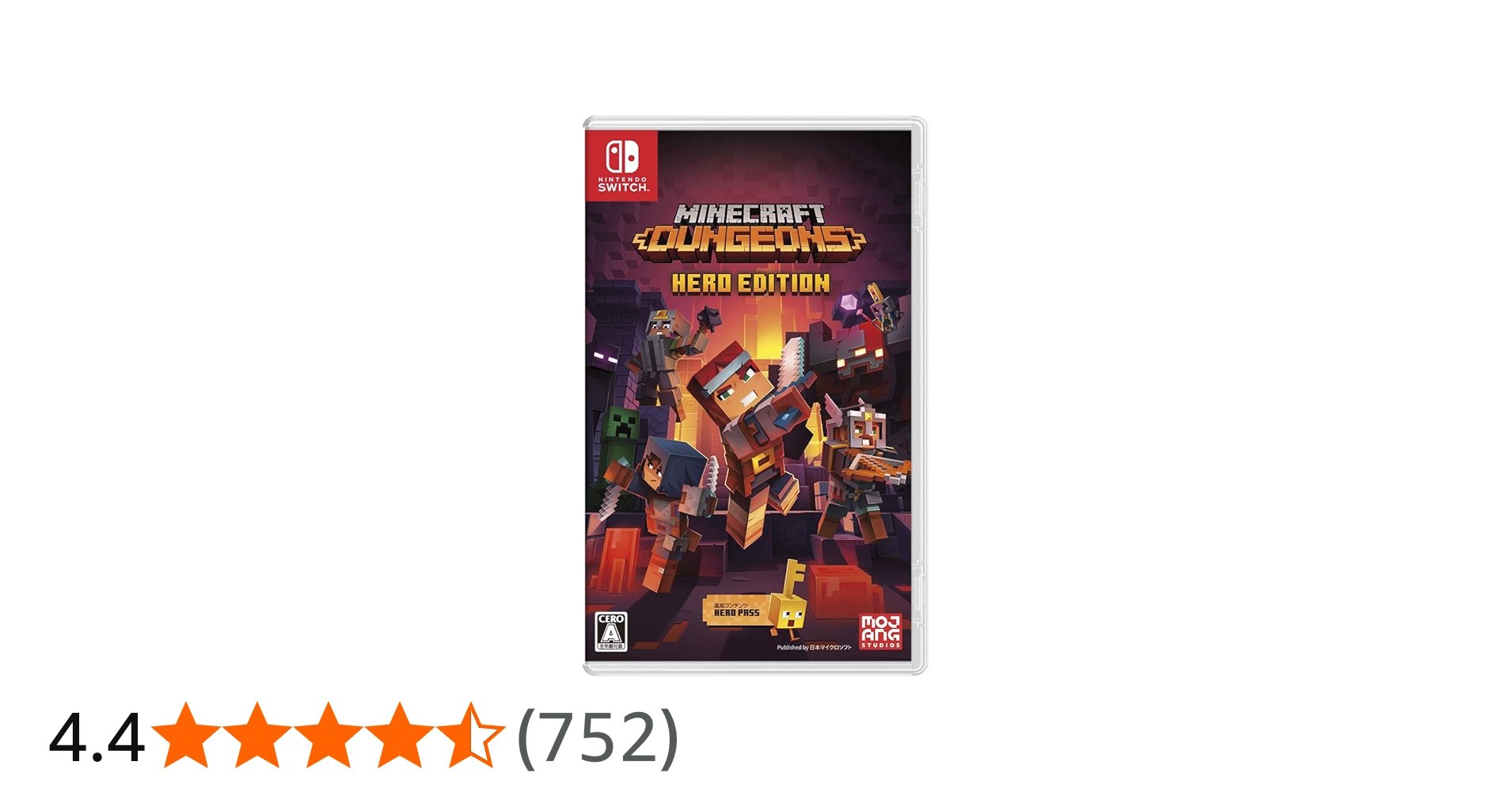 Amazon.co.jp: Minecraft Dungeons Hero Edition(マインクラフト