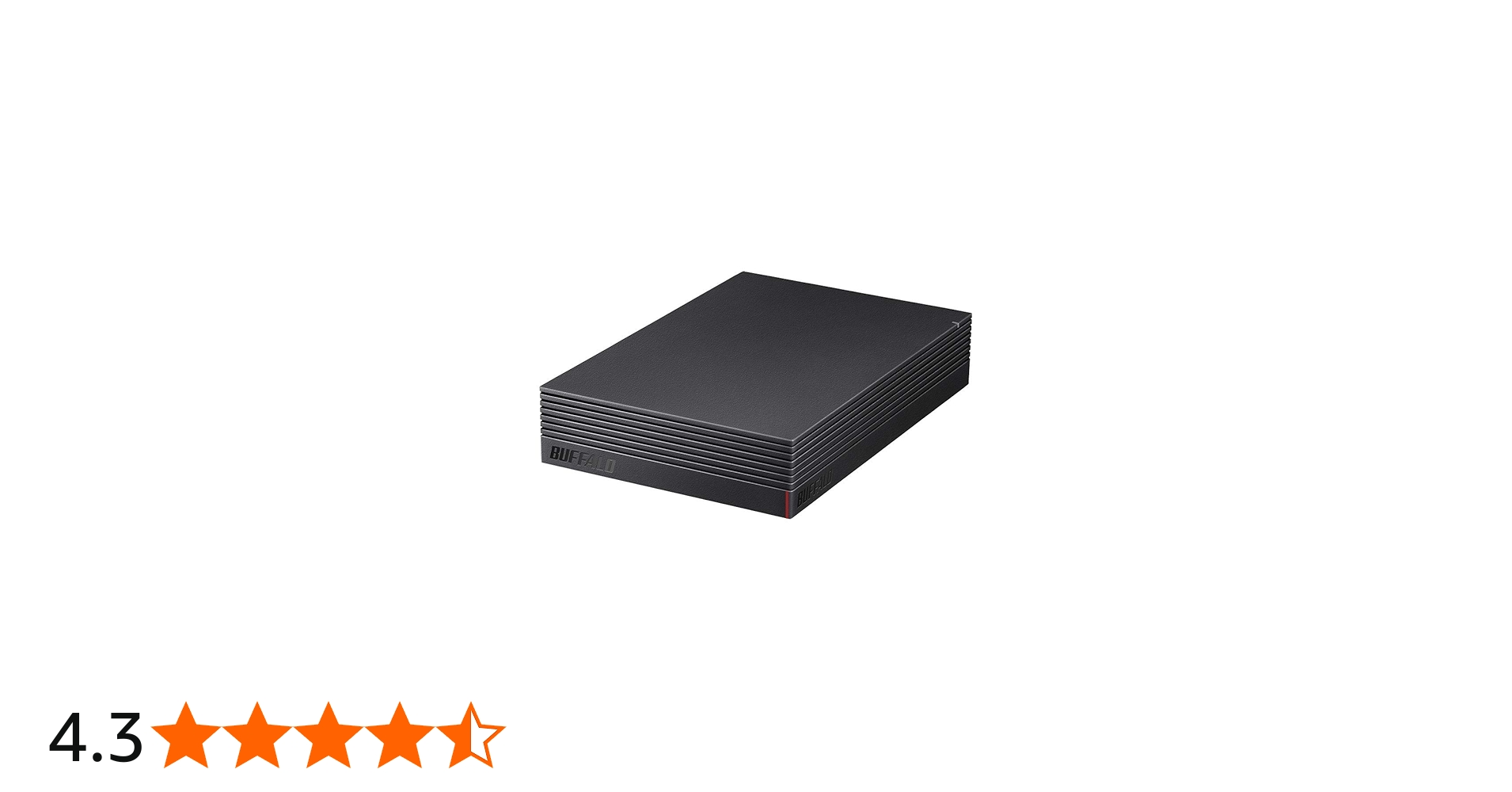 Amazon | バッファロー HD-NRLD4.0U3-BA 4TB 外付けハードディスク