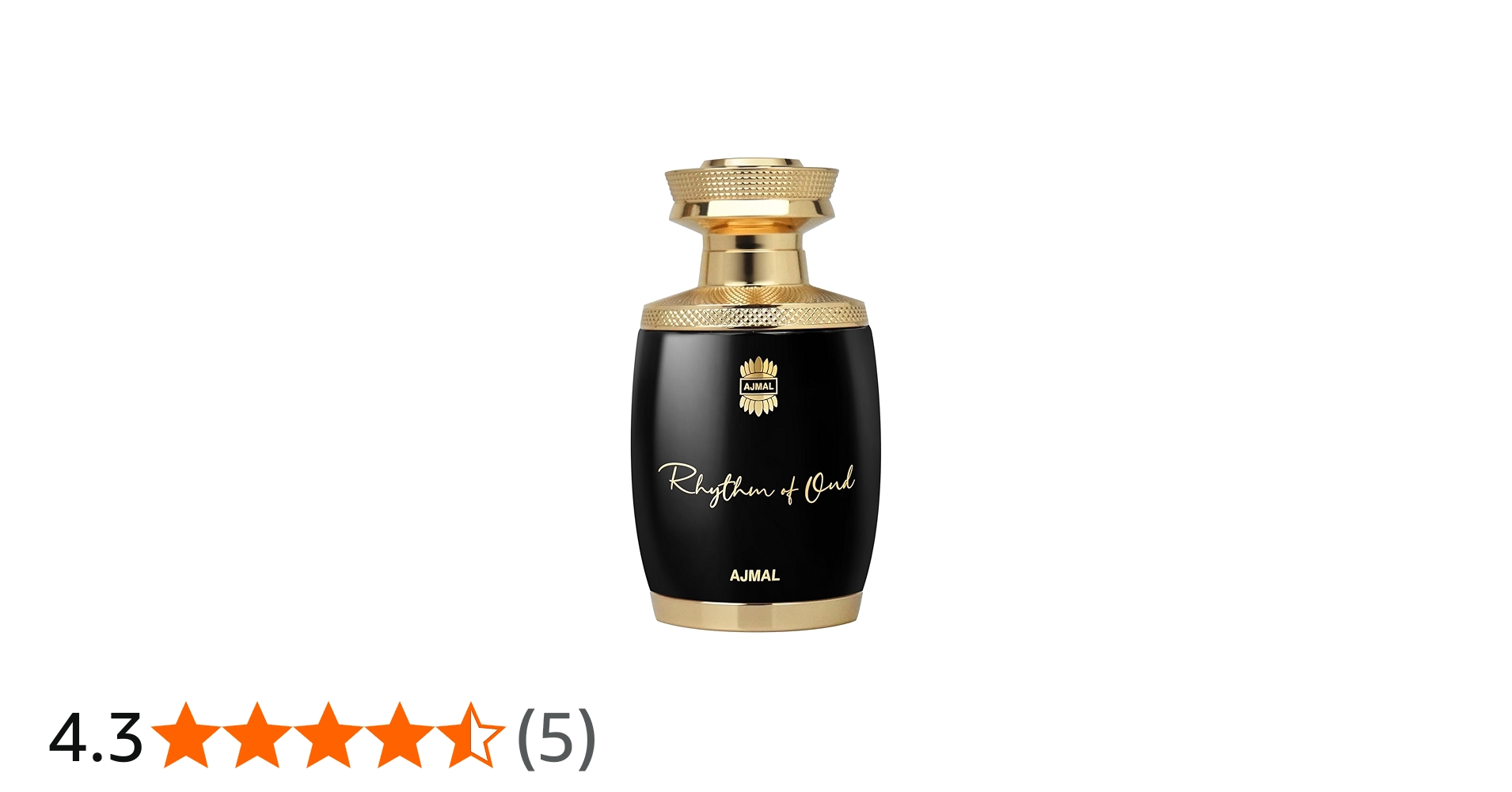 Ajmal Perfume Rhythm of Oud Eau De Parfum for Unisex 75 ml