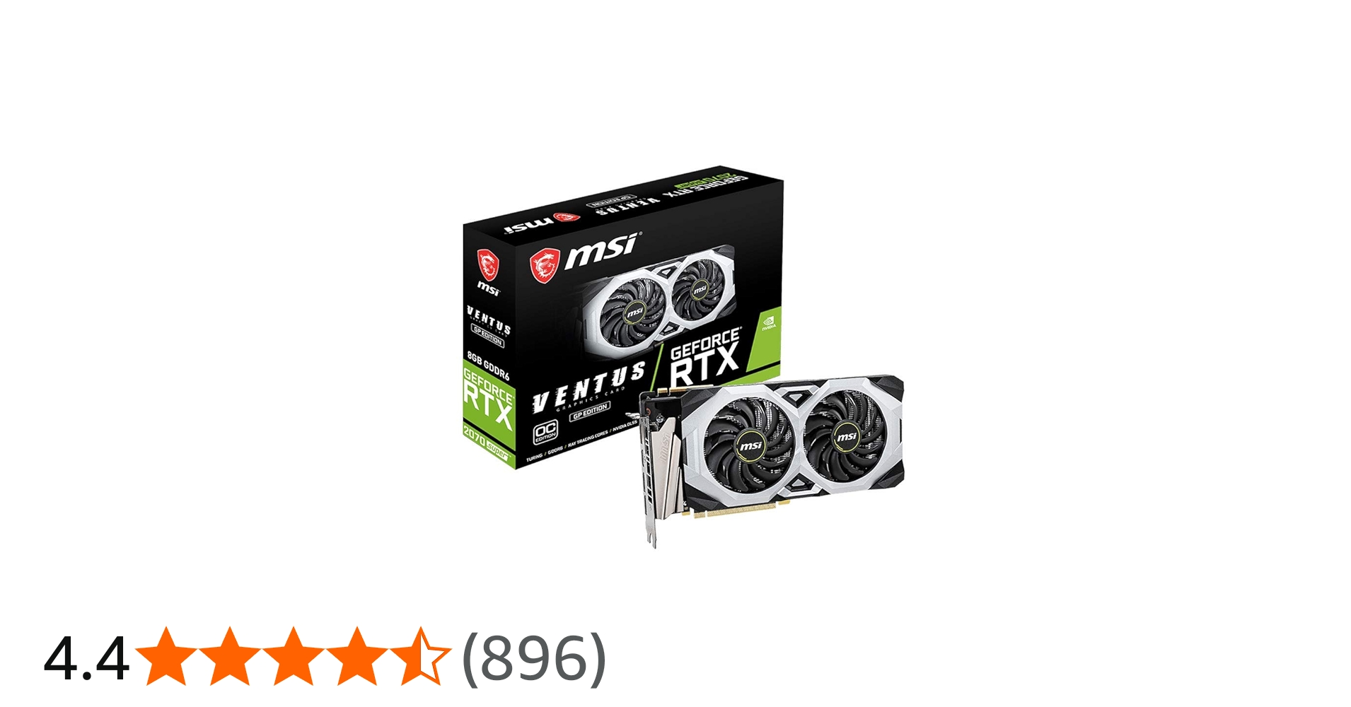 Amazon | MSI GeForce RTX 2070 SUPER VENTUS GP OC グラフィックス