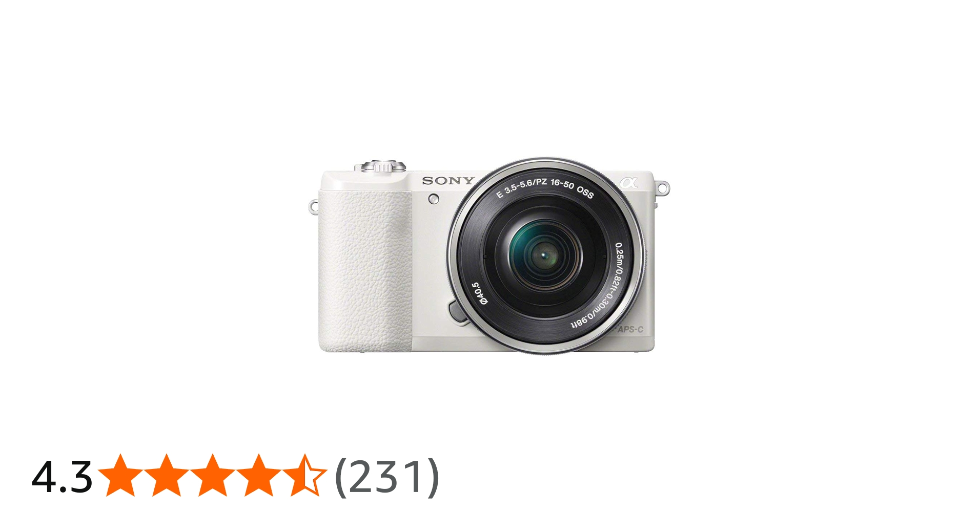 Amazon | Sony Alpha a5100 16-50mm Mirrorless Digital Camera with 3