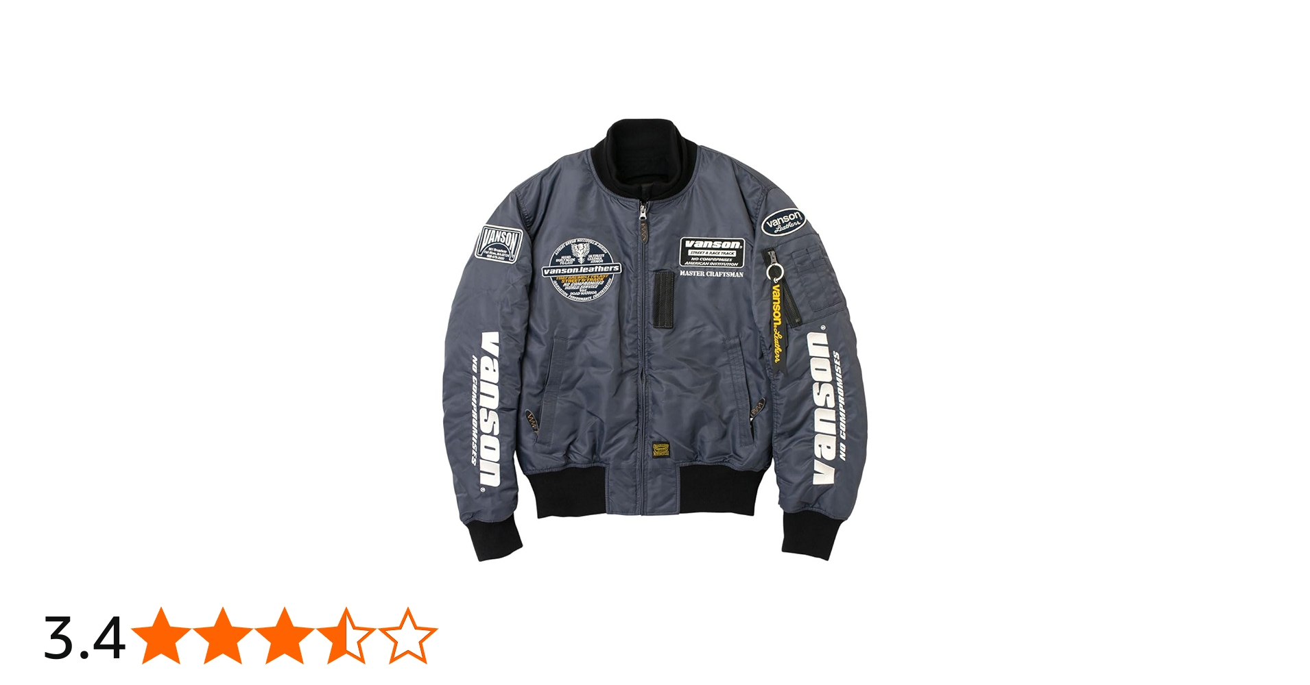 Amazon.co.jp: [バンソン] VSE25102W バイクウェア MA-1 ナイロン