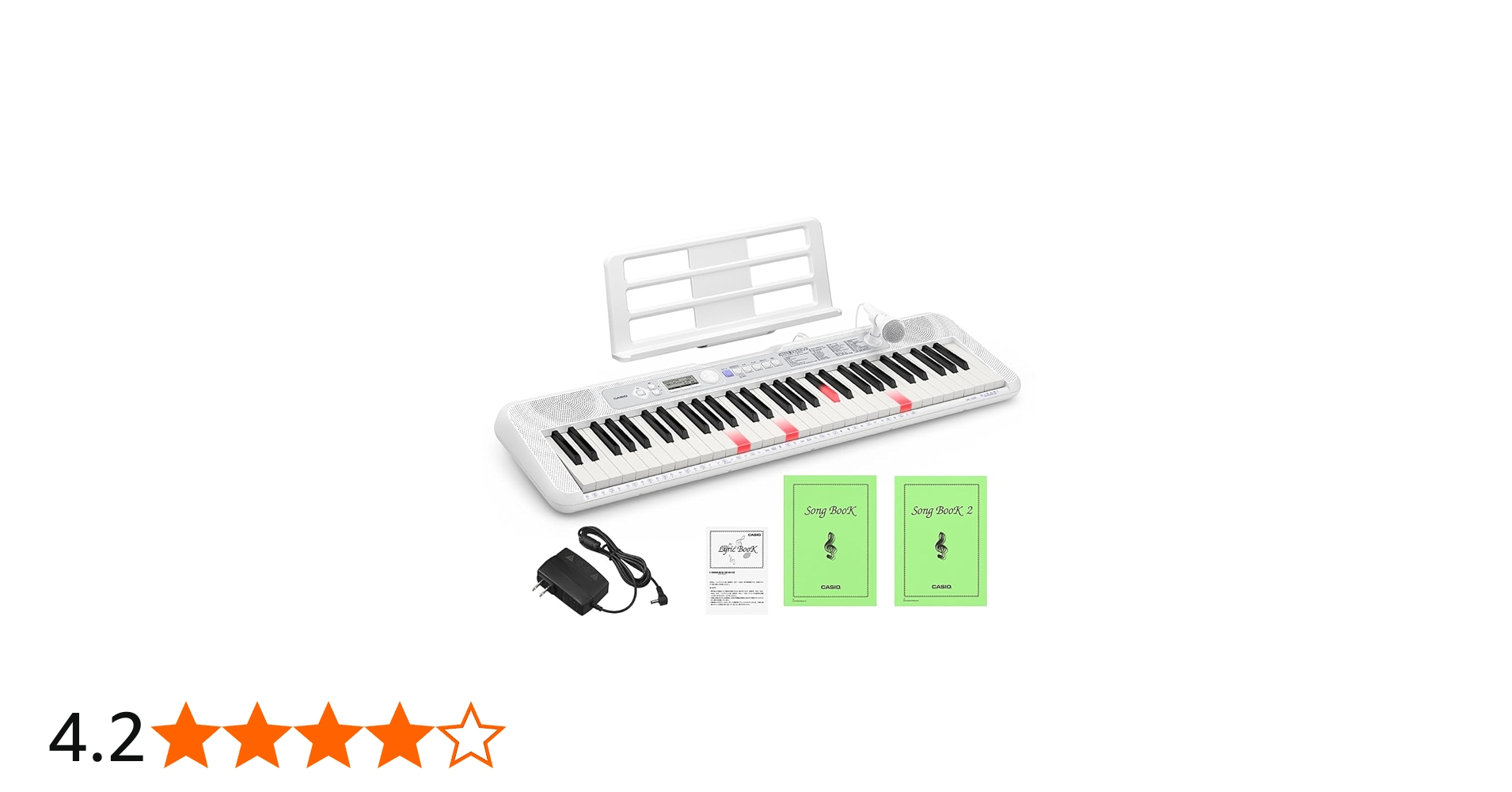 Amazon.co.jp: CASIO LK-330 光ナビゲーションキーボード 61鍵盤