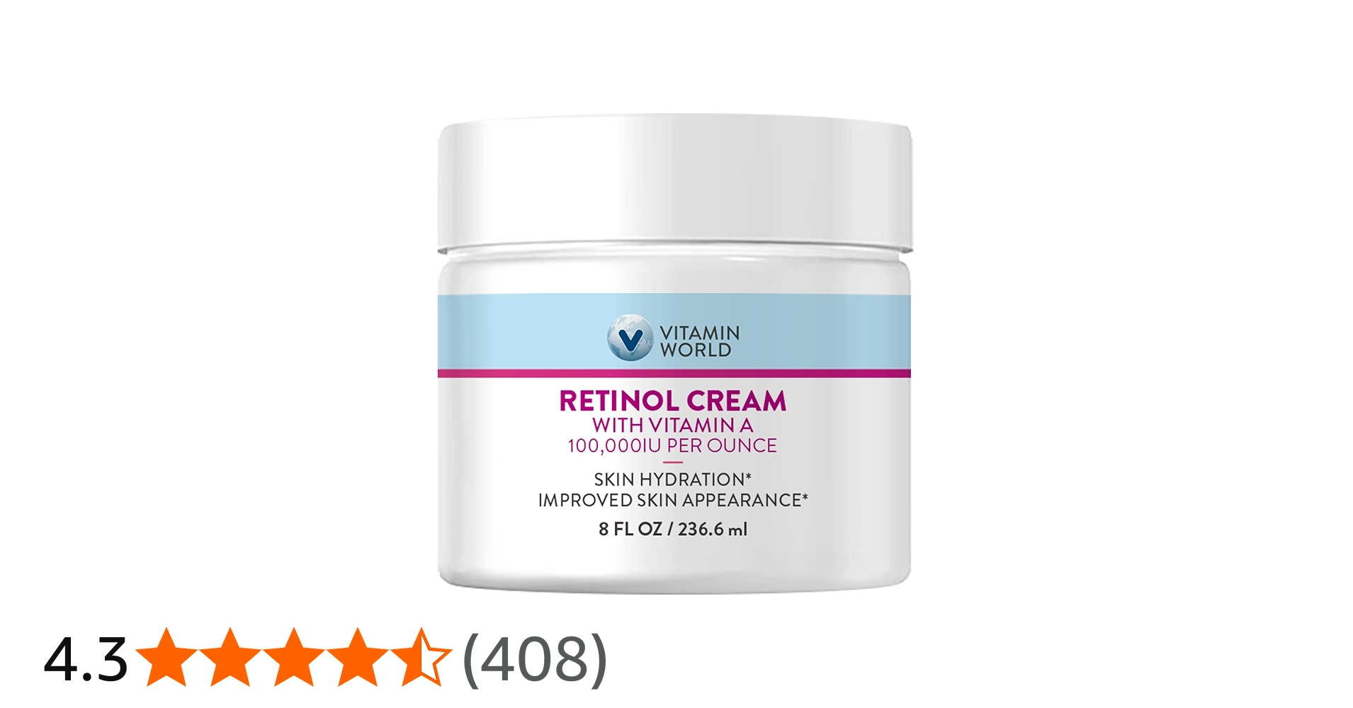 Amazon | Vitamin World ビタミンワールド レチノールクリーム226g(8oz