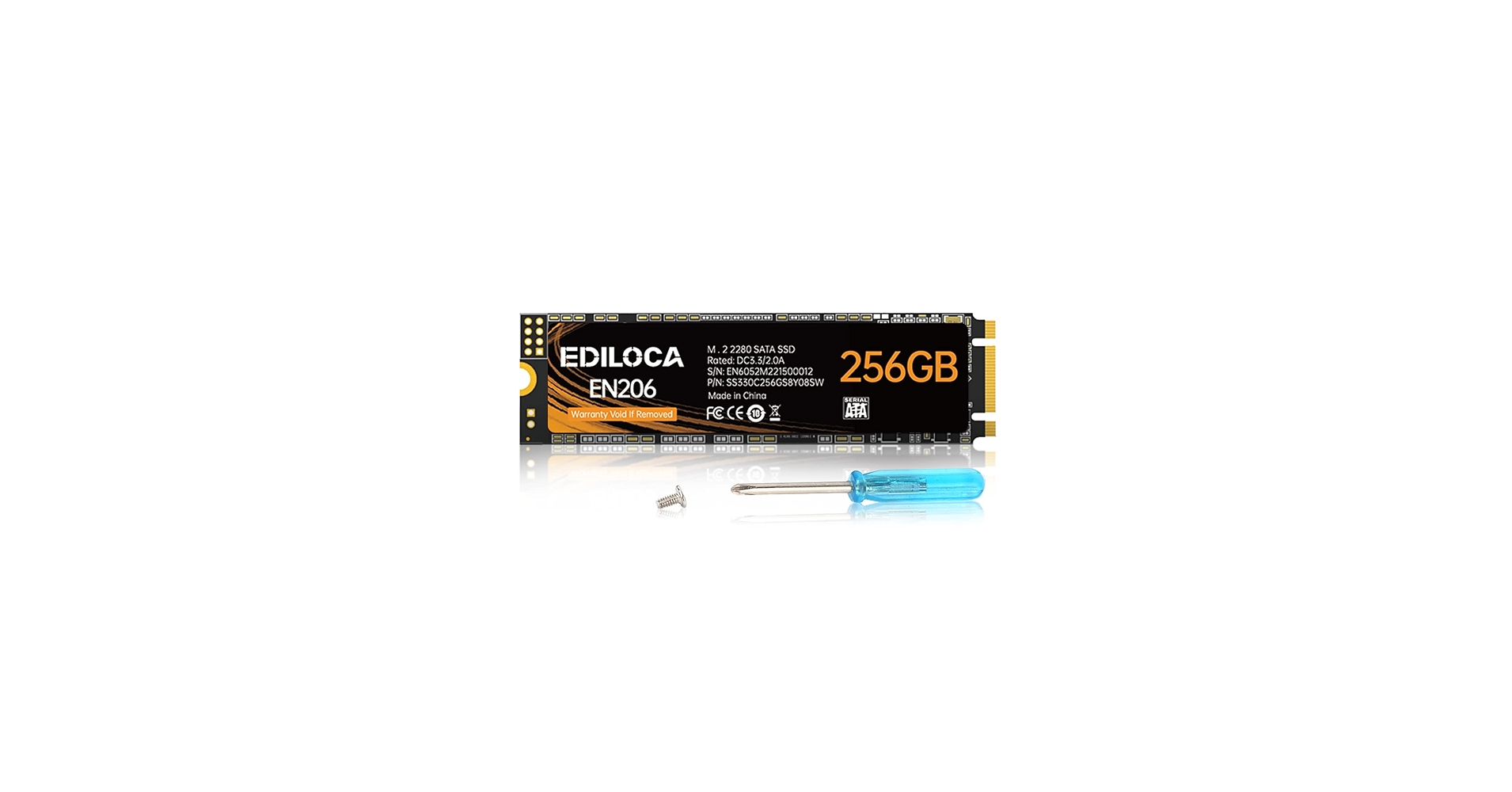 Amazon.com: Ediloca EN206 256GB 3D NAND TLC M.2 SSD, M.2 2280 SATA