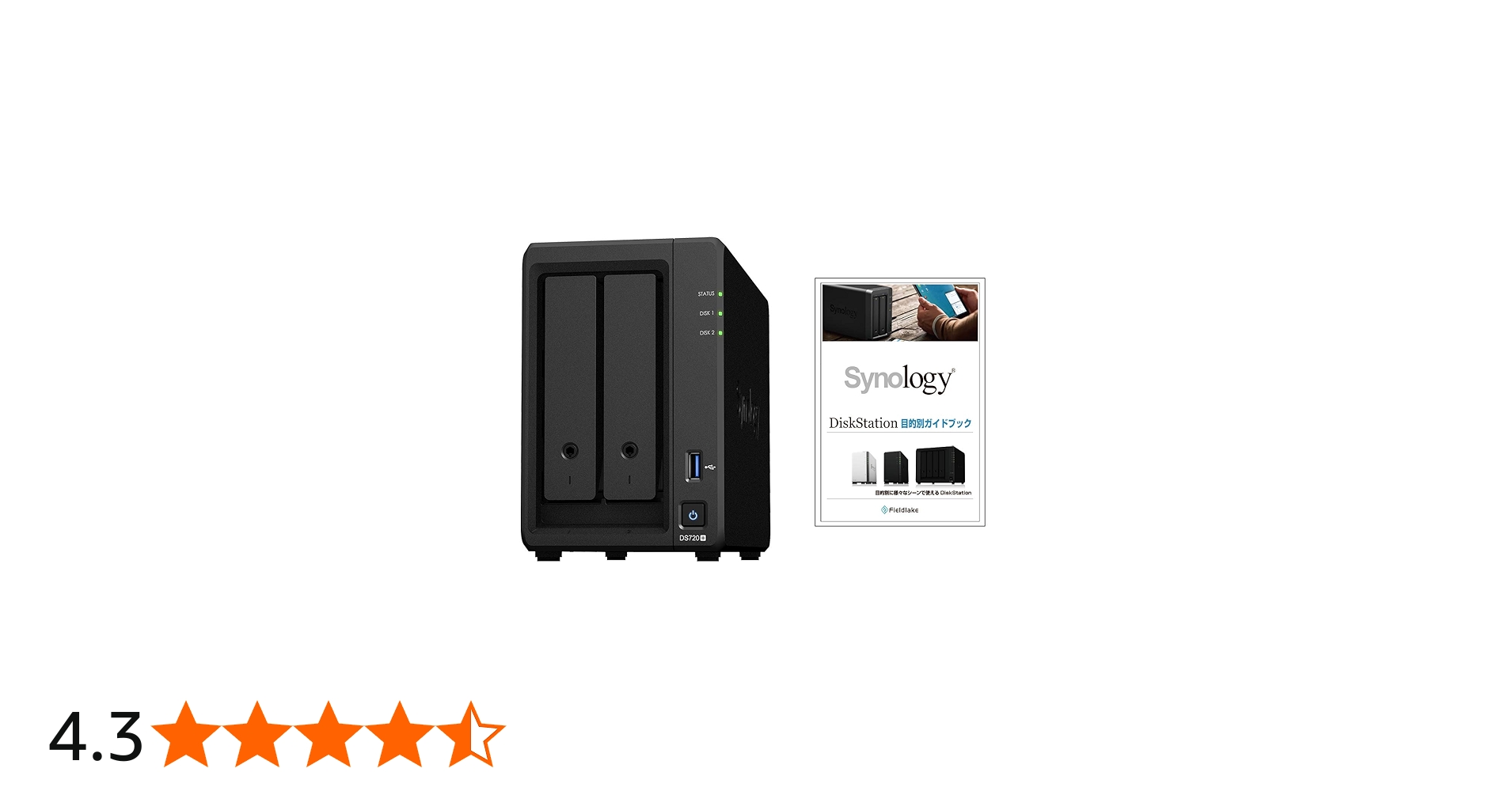 Amazon.co.jp: Synology NASキット 2ベイ DS720+/JP【ガイドブック付