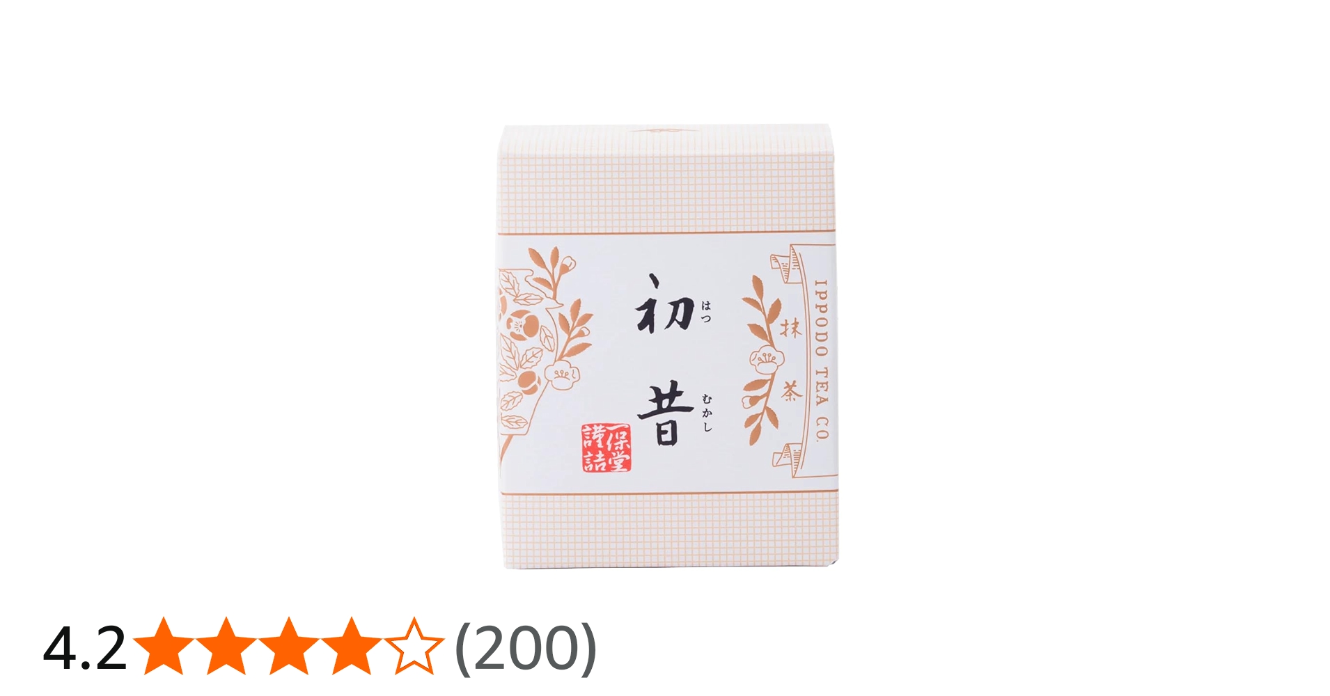 Amazon | 一保堂茶舗 抹茶 初昔（はつむかし）40g箱 | 一保堂茶舗