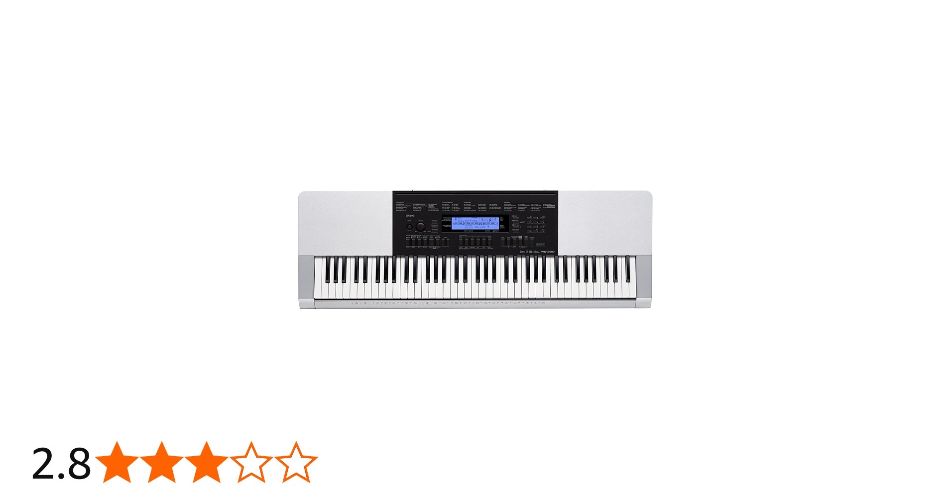 Amazon | カシオ 電子キーボード 76標準鍵 ベーシックタイプ WK-220