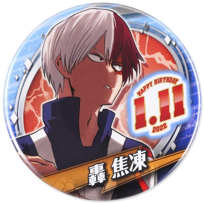 ヒロアカ 轟焦凍 RED 缶バッジ 引き 100点 ヒロアカ 轟焦凍 RED 缶