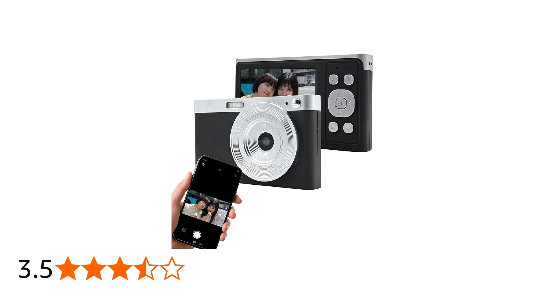 Amazon | ケイヨウ【Wi-Fiデジタルカメラ】 800万画素 スマホに送れる