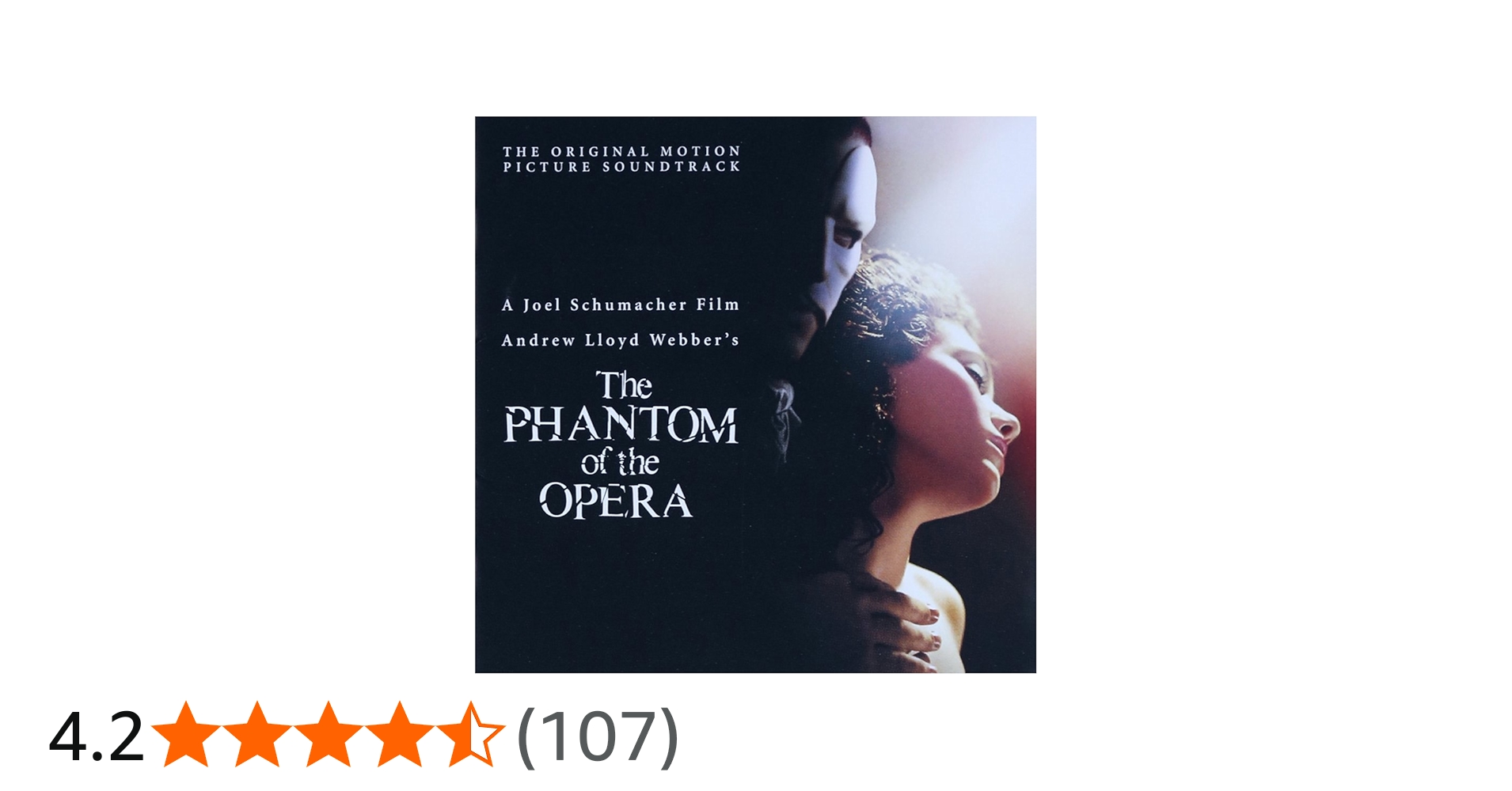 Amazon.co.jp: 「オペラ座の怪人」オリジナル・サウンドトラック