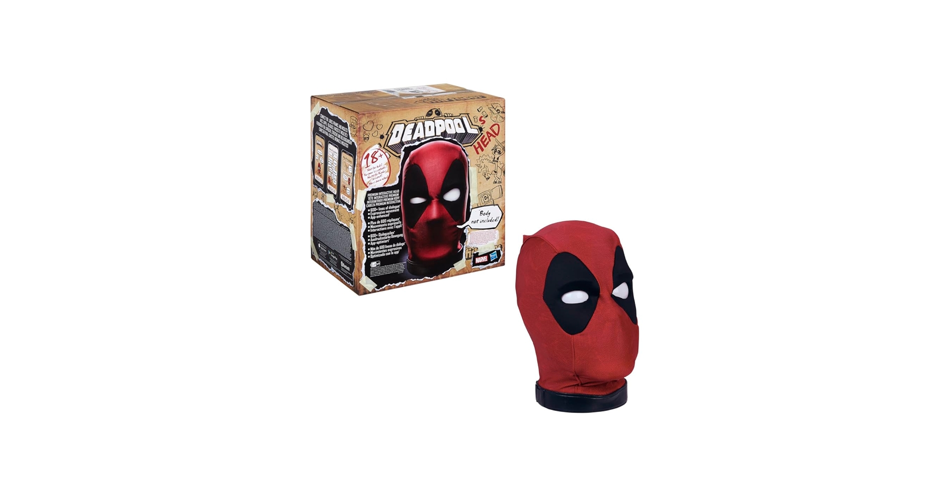Amazon.com: Marvel Legends Deadpool's Head Premium Interactive