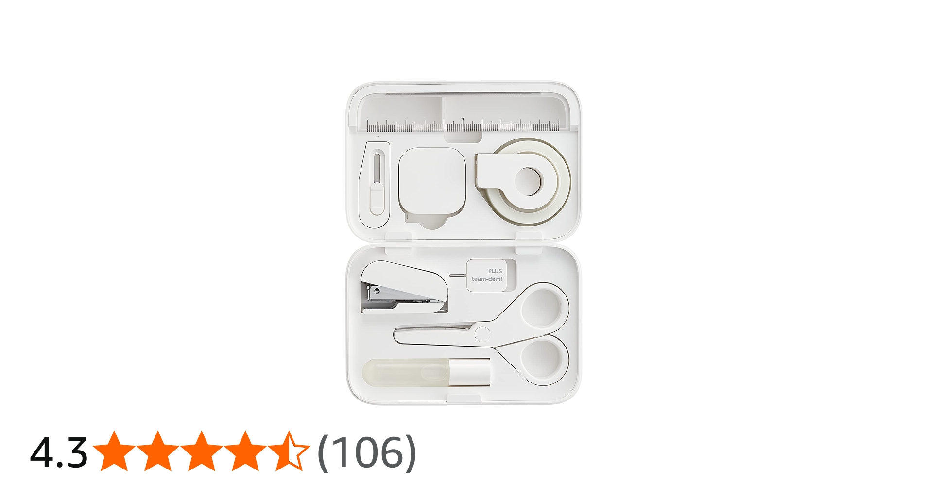 Amazon | プラス ステーショナリーキット team-demi チームデミ しろ