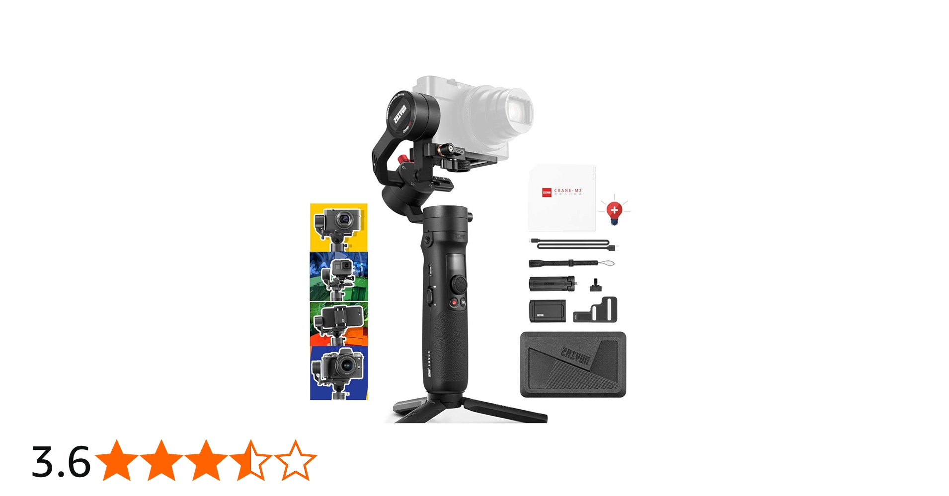 Amazon.co.jp: 【ZHIYUNの正規代理店】Zhiyun Crane M2 （Crane-m 改良