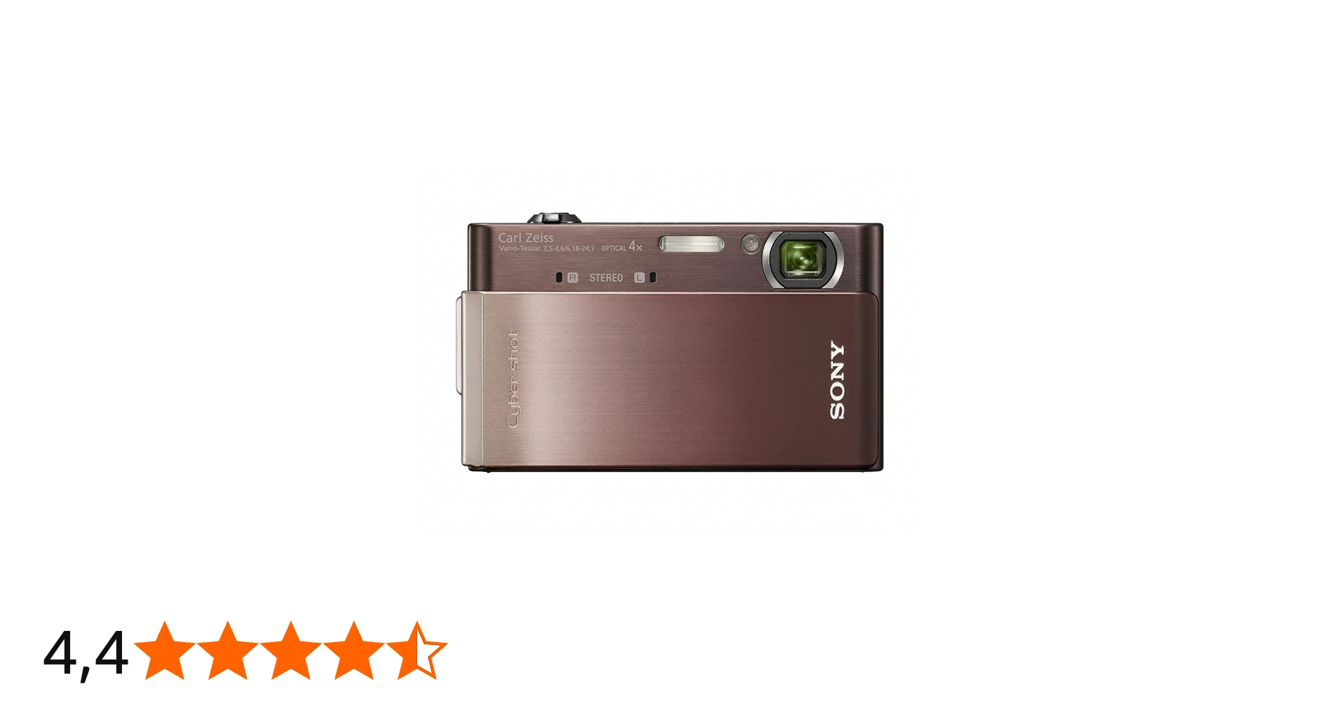 Sony Câmera digital Cyber-shot DSC-T900 de 12 MP com zoom óptico