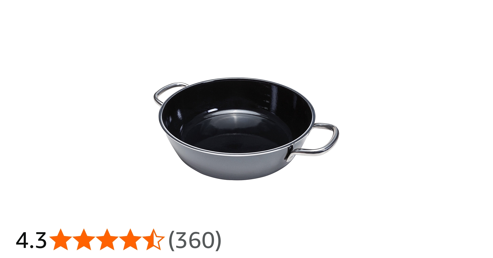 Amazon｜シリット(Silit) 両手鍋 シチューパン ブラック 28cm