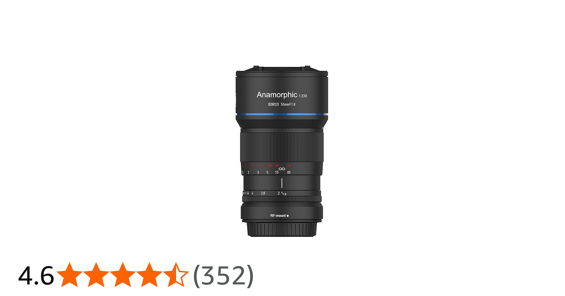 Amazon.co.jp: SIRUI 50mm F1.8 1.33X アナモルフィックレンズ RF