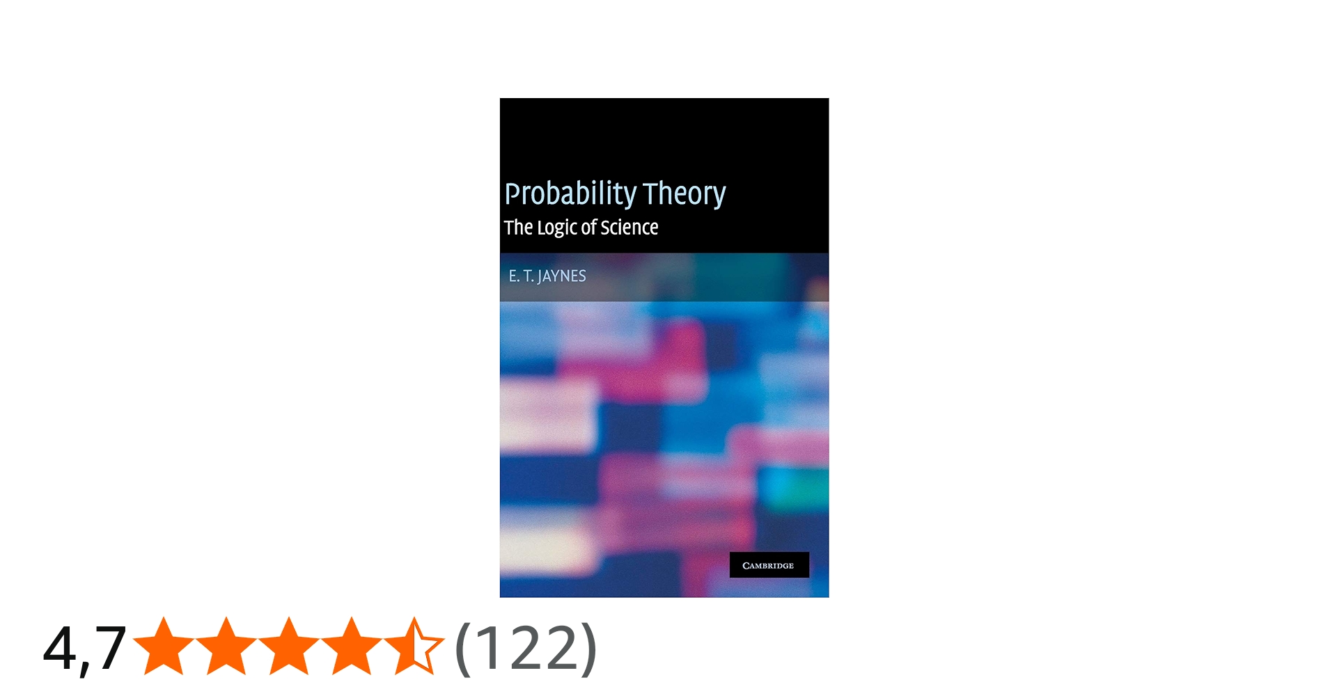 Amazon.fr - Probability Theory: The Logic of Science - Jaynes