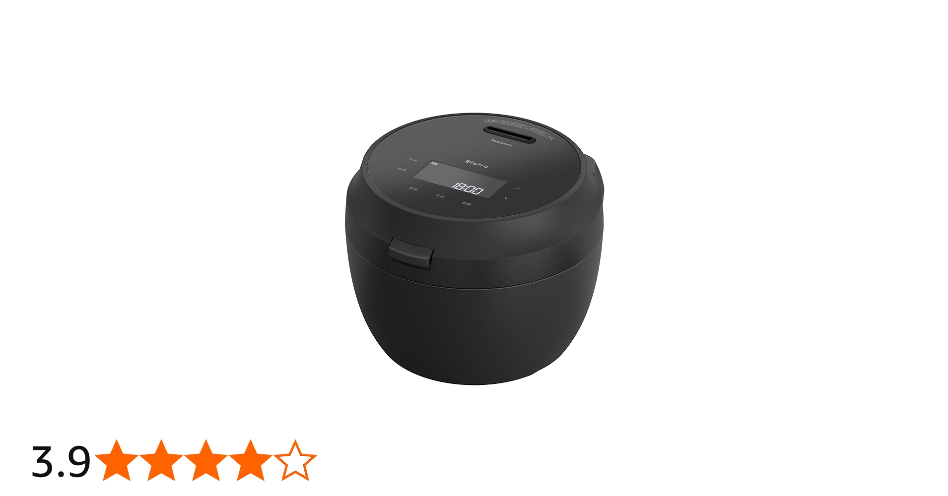 Amazon.co.jp: Panasonic SR-W10BB-K Rice Cooker, 5.5 Cups, Black
