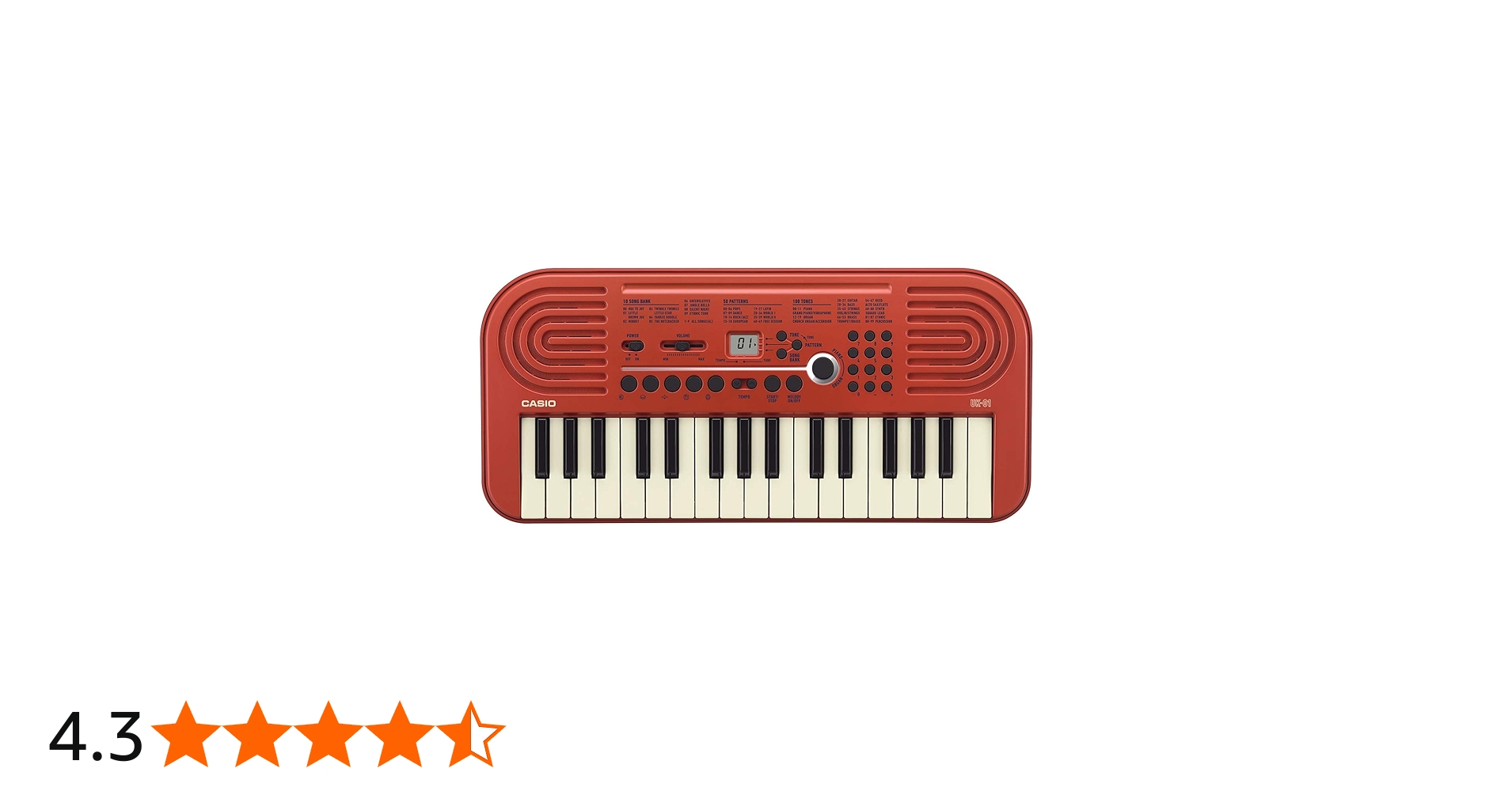 Amazon | CASIO(カシオ) 32ミニ鍵盤 電子キーボード UK-01 [ミニ