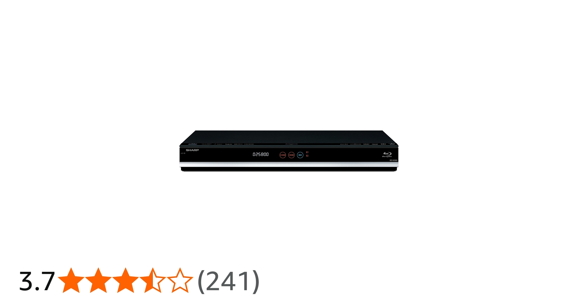 Amazon.co.jp: Sharp AQUOS BD-W580 Blu-ray Recorder, 500 GB, 2