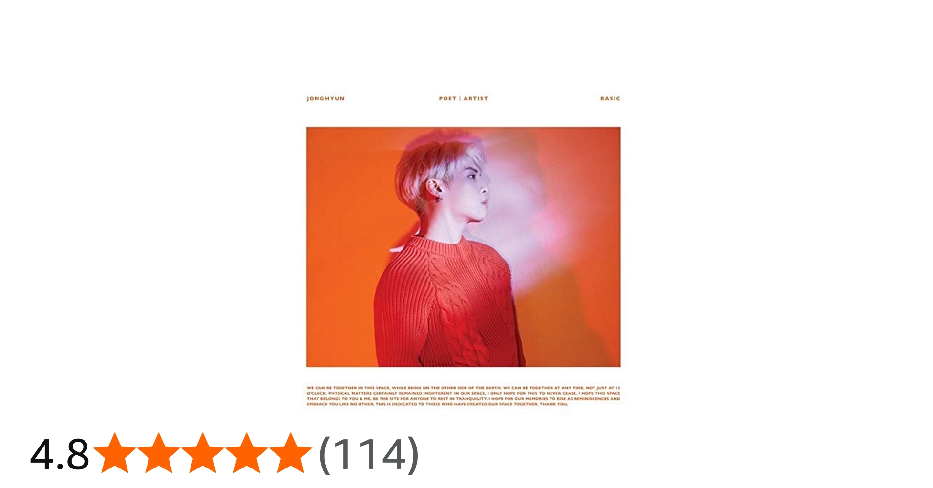 Amazon.co.jp: ジョンヒョン (SHINee) - Poet | Artist: ミュージック