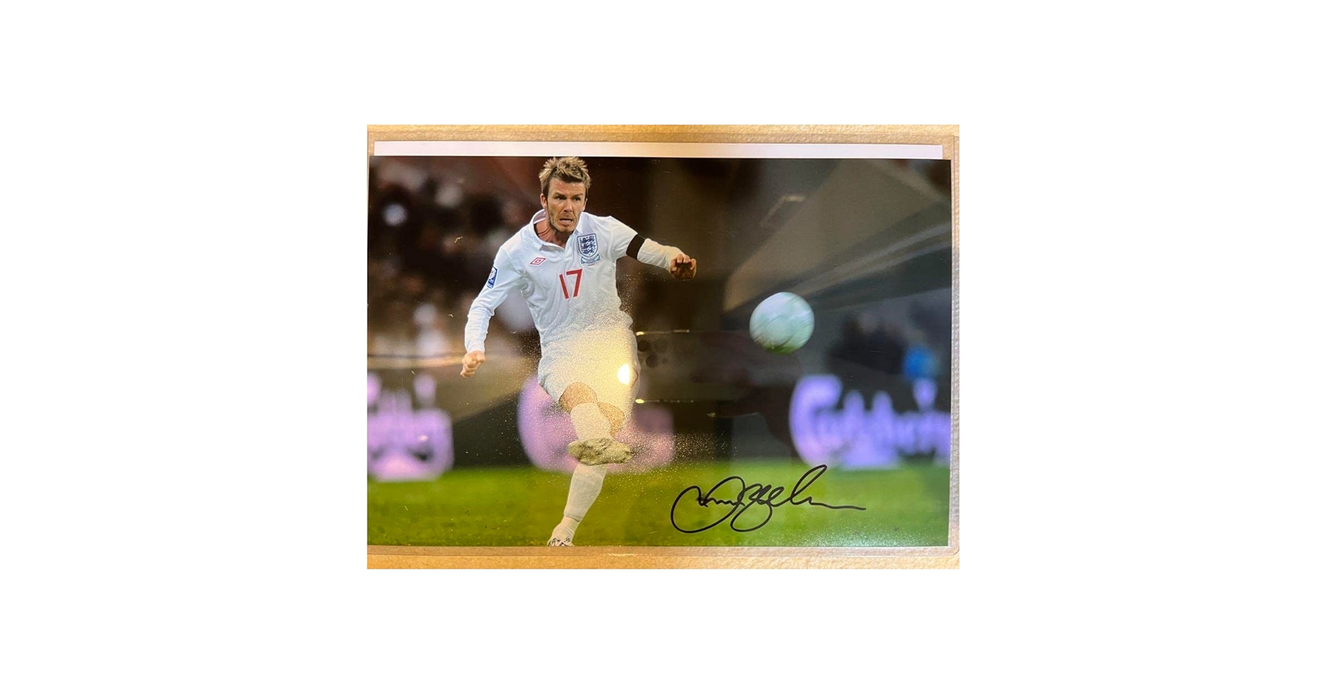 デビット・ベッカム 直筆サイン入りポートレート デビット・ベッカム