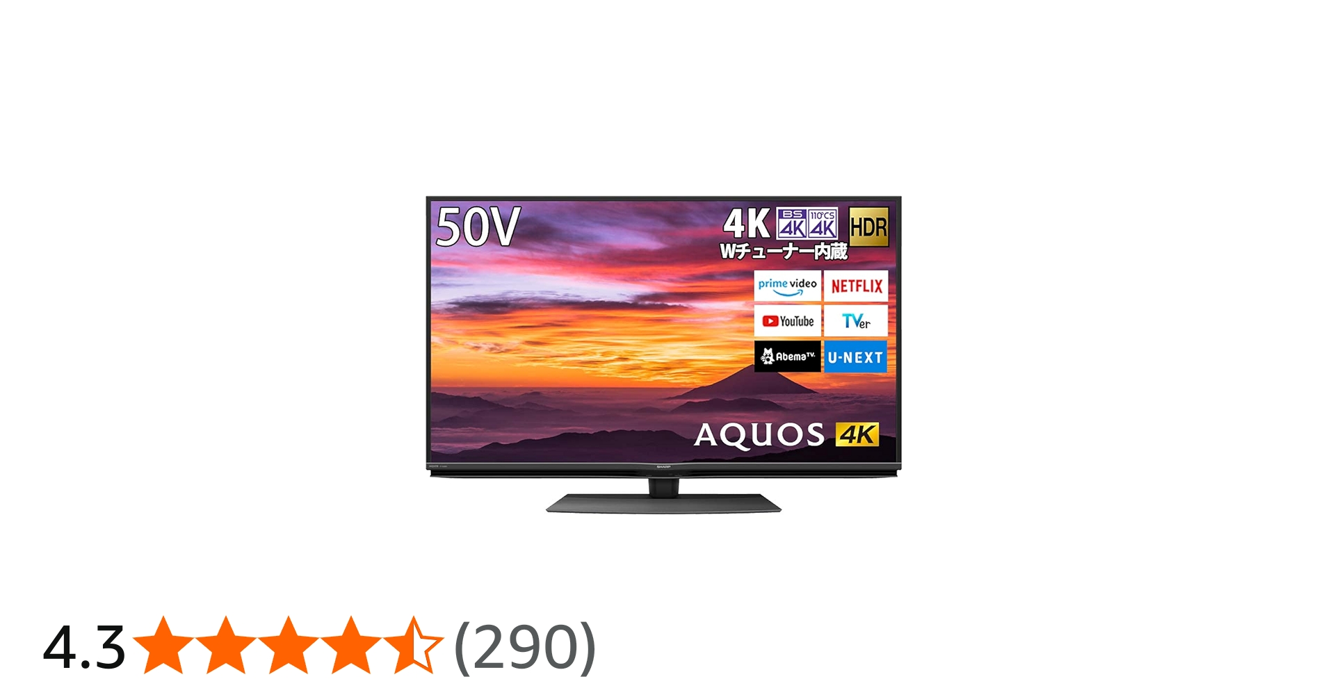 Amazon.co.jp: シャープ 4K チューナー内蔵 液晶 テレビ Android TV