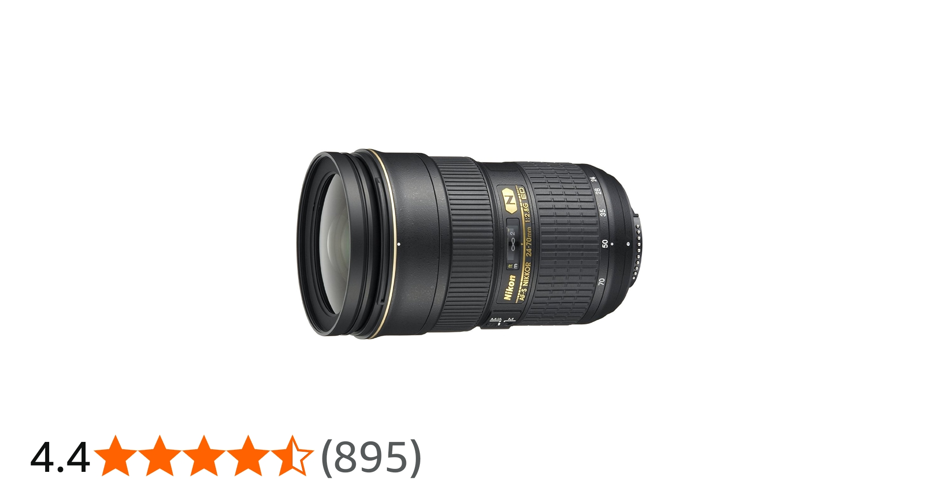 Nikon AF-S NIKKOR 24-70mm f/2.8G ED Wide Angle Zoom Lens : Amazon