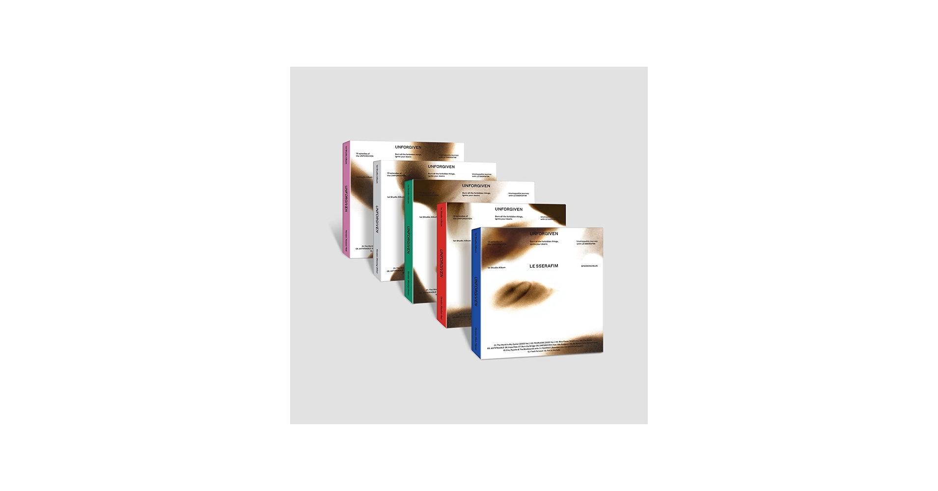 LE SSERAFIM UNFORGIVEN M2 カムバック B 7枚セット LE SSERAFIM