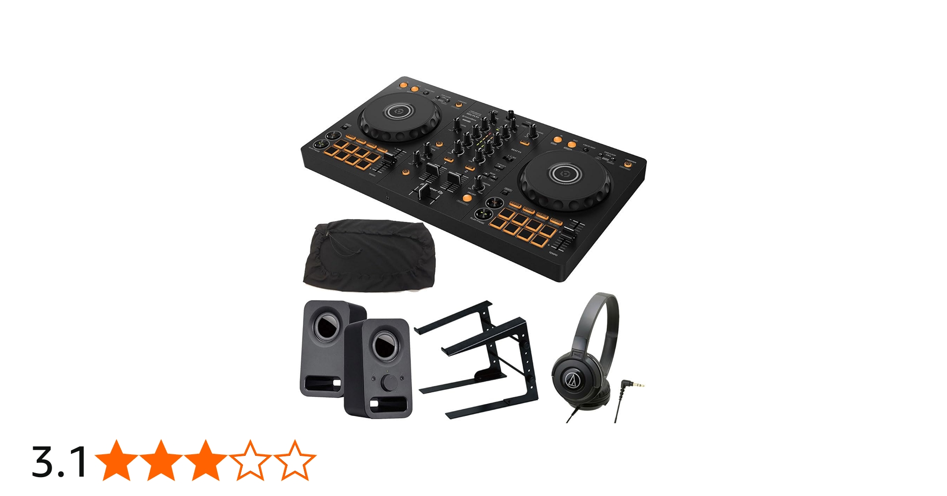 Amazon | DJコントローラー DDJ-FLX4 + ヘッドホンATH-S100 + PC